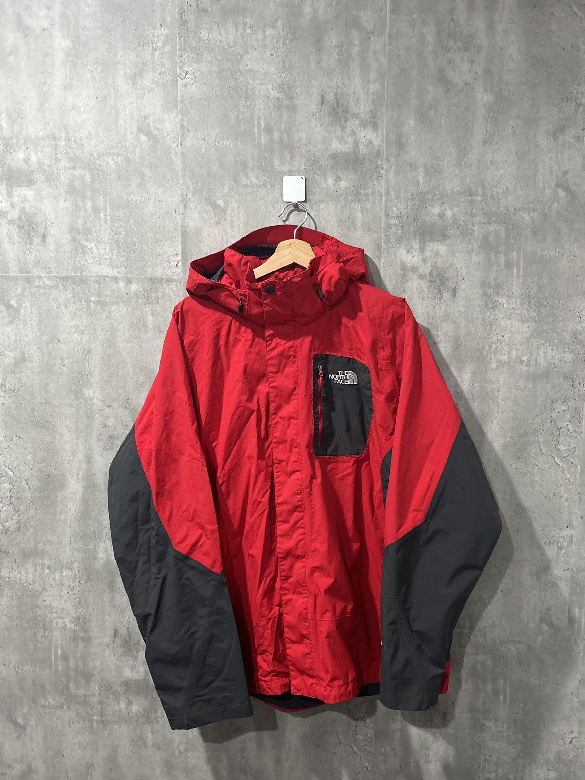 image of Outdoor Life x The North Face Tnf Red Hyvent Jacket Shell, Men's (Size XL)