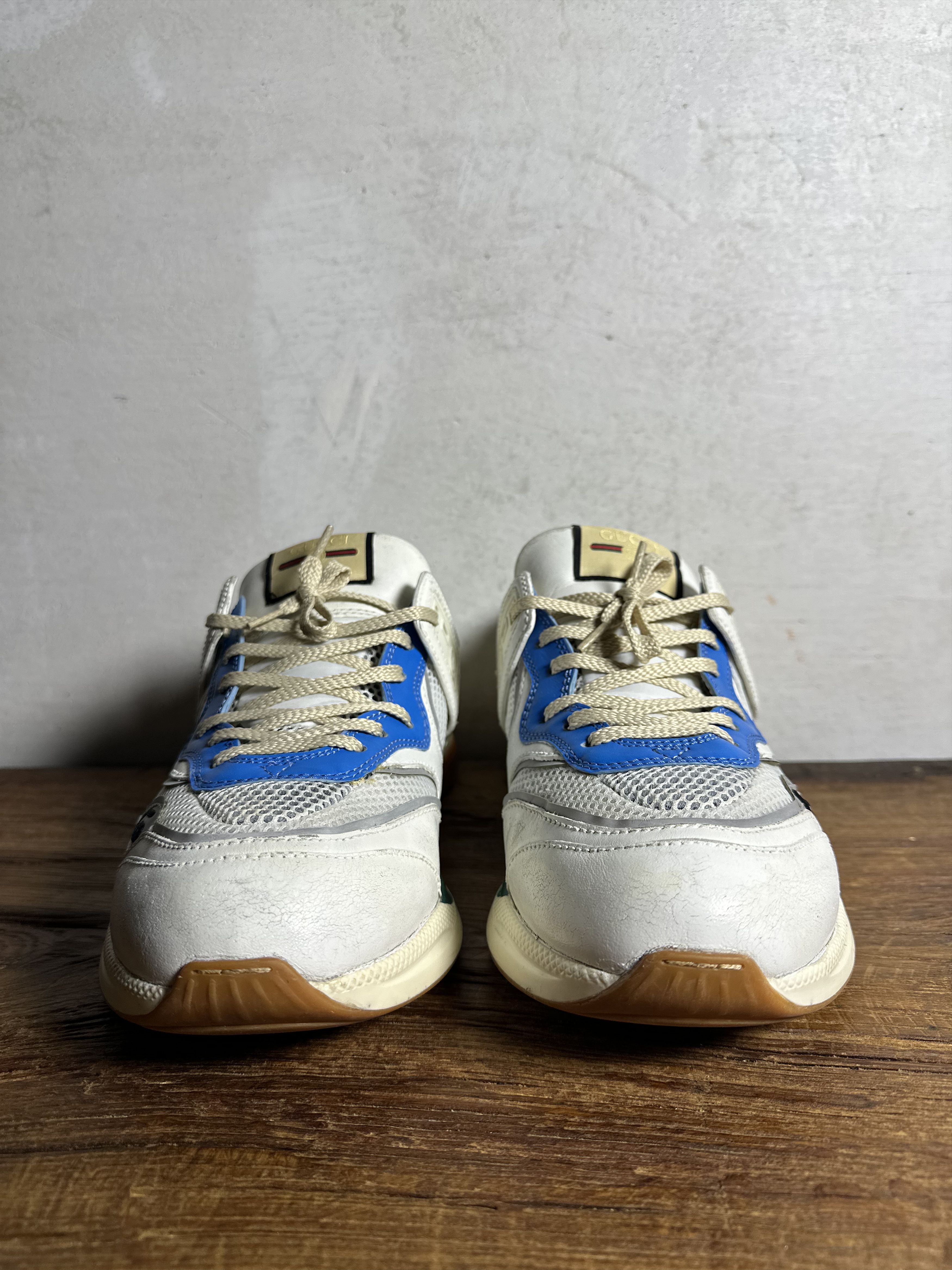 Gucci Gucci Ultrapace Distressed White Sneakers Size US 10 / EU 43 - 13 Thumbnail