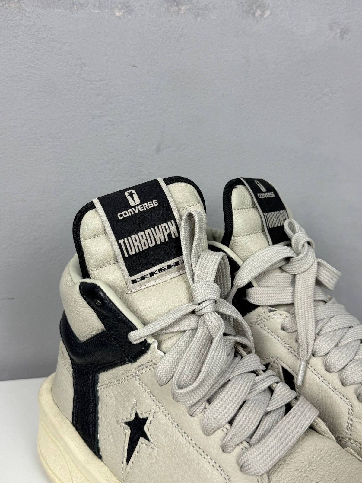 Converse × Rick Owens Drkshdw Rick Owens x Converse DRKSHDW TURBOWPN Mid Size US 7 / IT 37 - 8 Thumbnail
