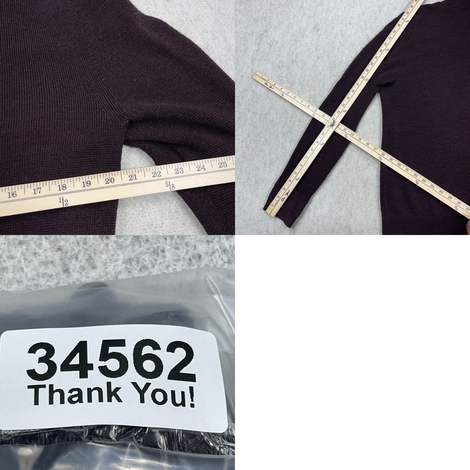Allsaints ALLSAINTS Hoodie Mens M Purple Merino Wool Pullover Rambskull Logo Sweater Size US M / EU 48-50 / 2 - 9 Thumbnail