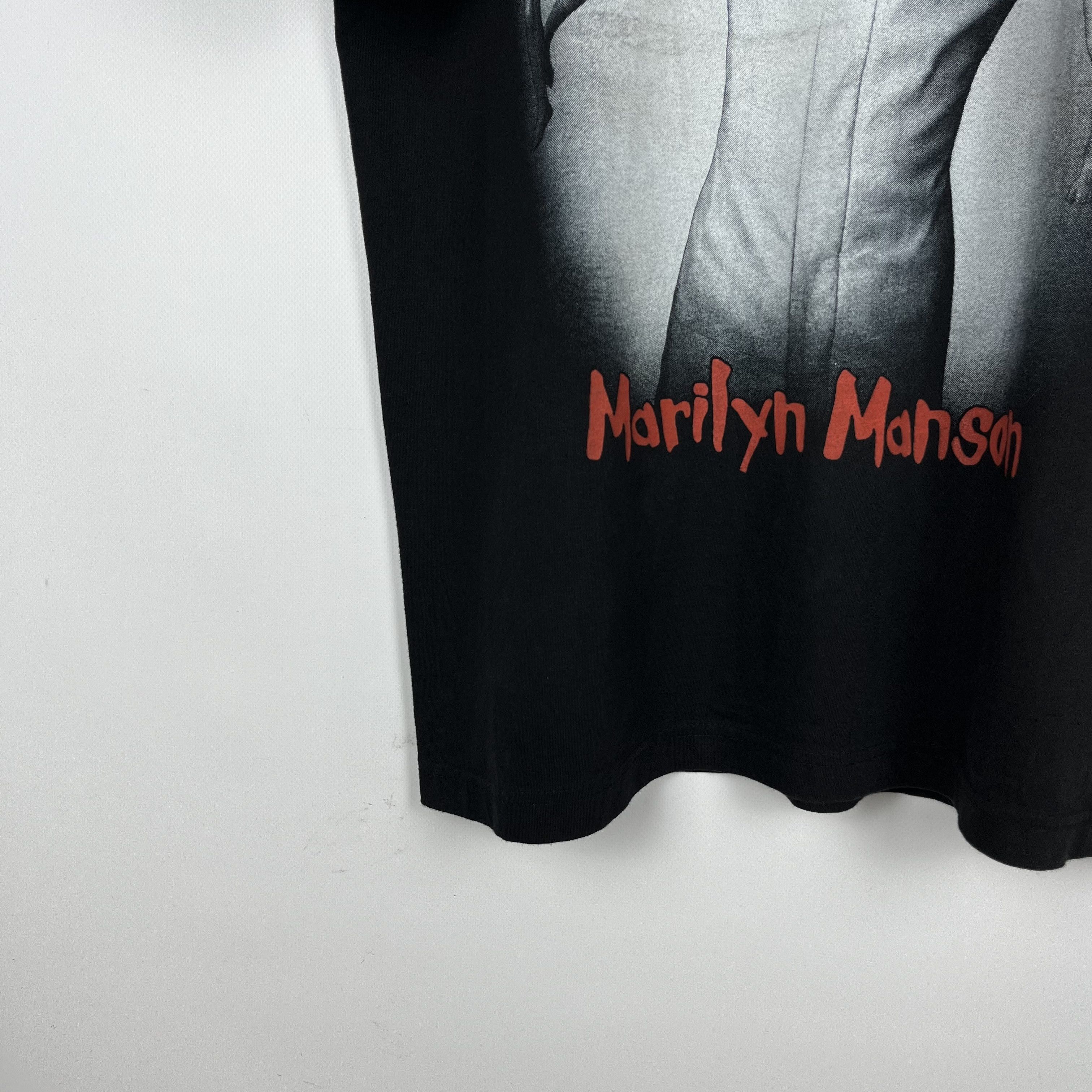 Band Tees Vintage Marilyn Manson Rare Rock Band T Shirt 2000’s Size US L / EU 52-54 / 3 - 15 Thumbnail