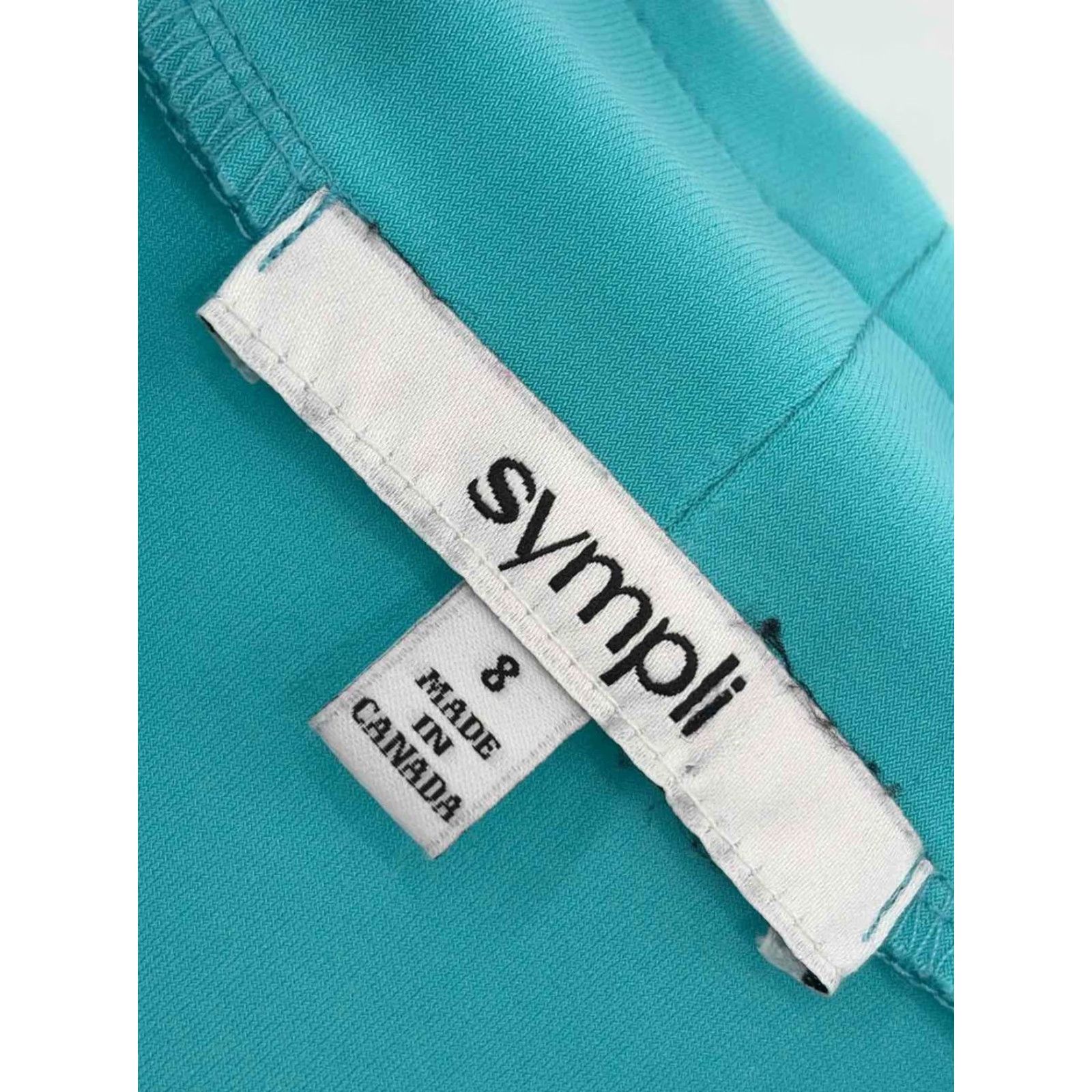 Vintage Pre-Owned Sympli Blue Blouse Size 8 Regular XS? Size M / US 6-8 / IT 42-44 - 3 Thumbnail