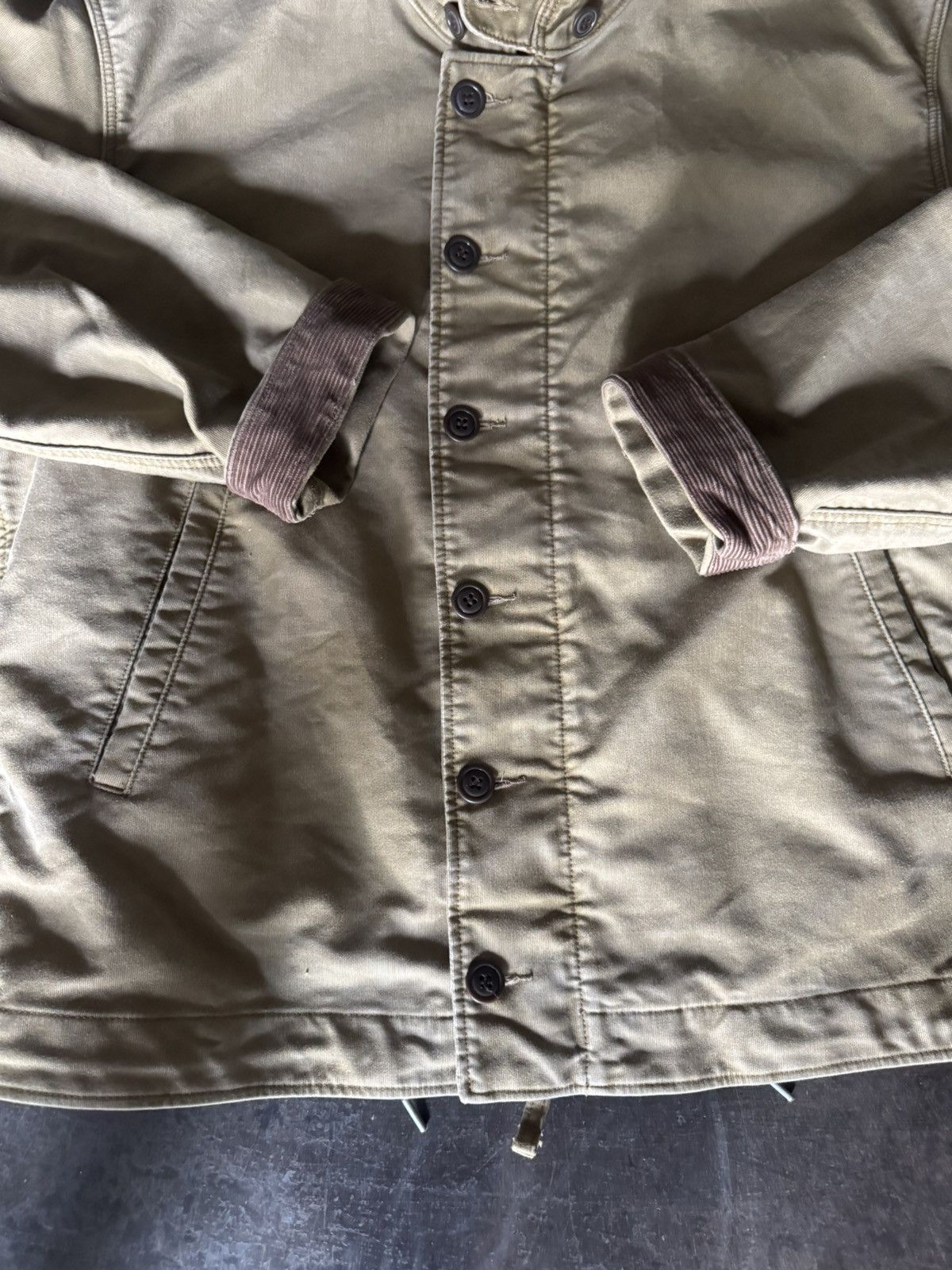 RRL Ralph Lauren RRL Ralph Lauren Deck Jacket - Khaki Size US XL / EU 56 / 4 - 3 Thumbnail