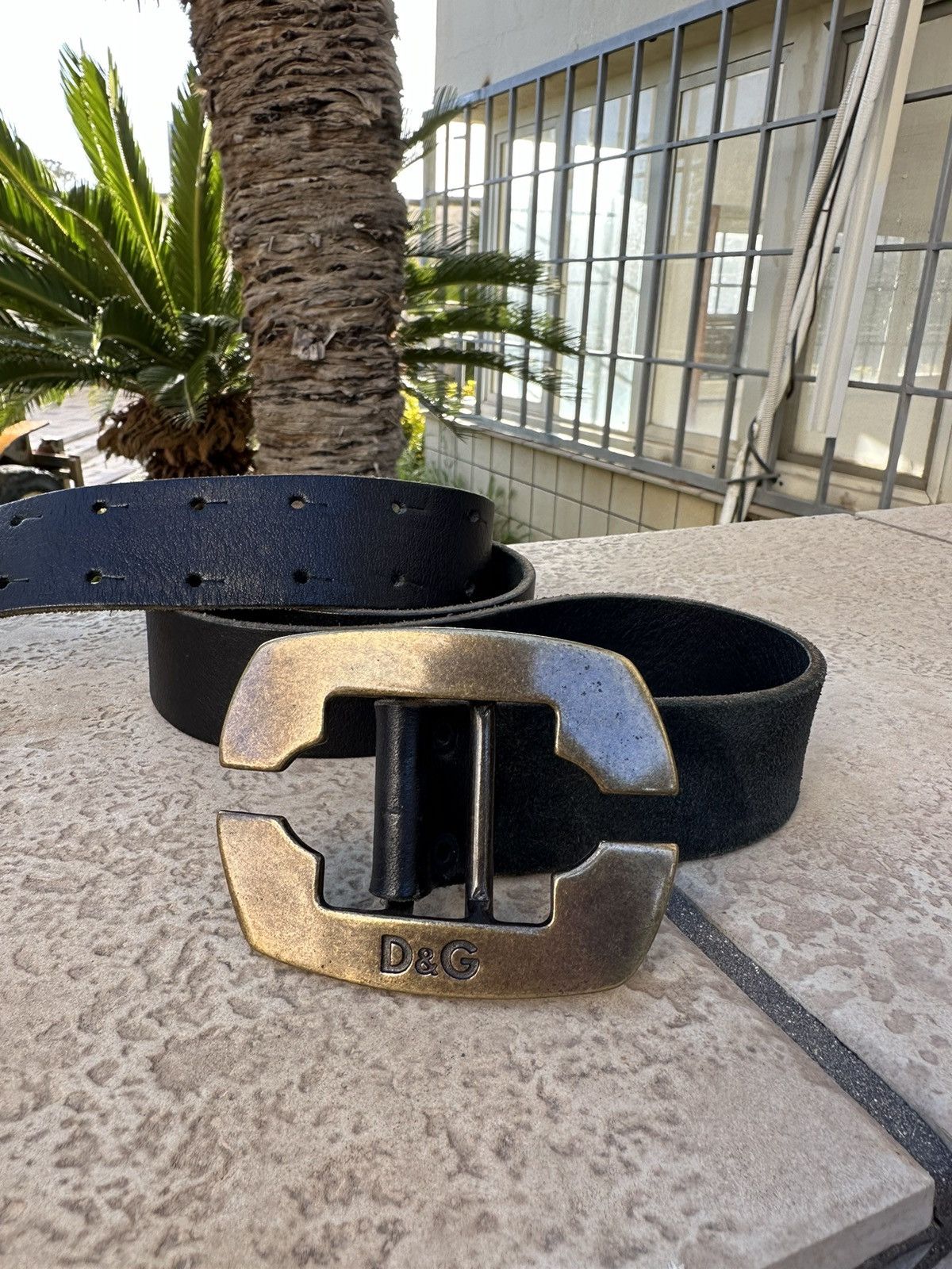 Dolce & Gabbana Dolce&Gabbana Leather Belt Black Size ONE SIZE - 2 Thumbnail