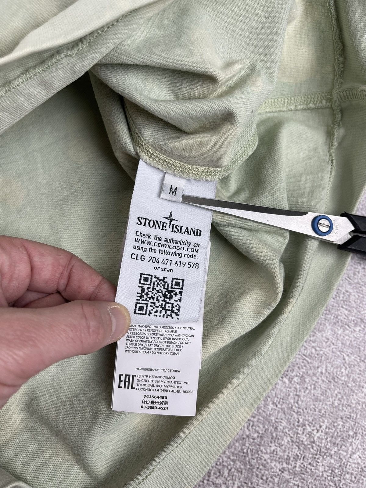 Stone Island Stone Island Custom Tie Dye Crew Neck Sweatshirt Size M Size US M / EU 48-50 / 2 - 10 Thumbnail