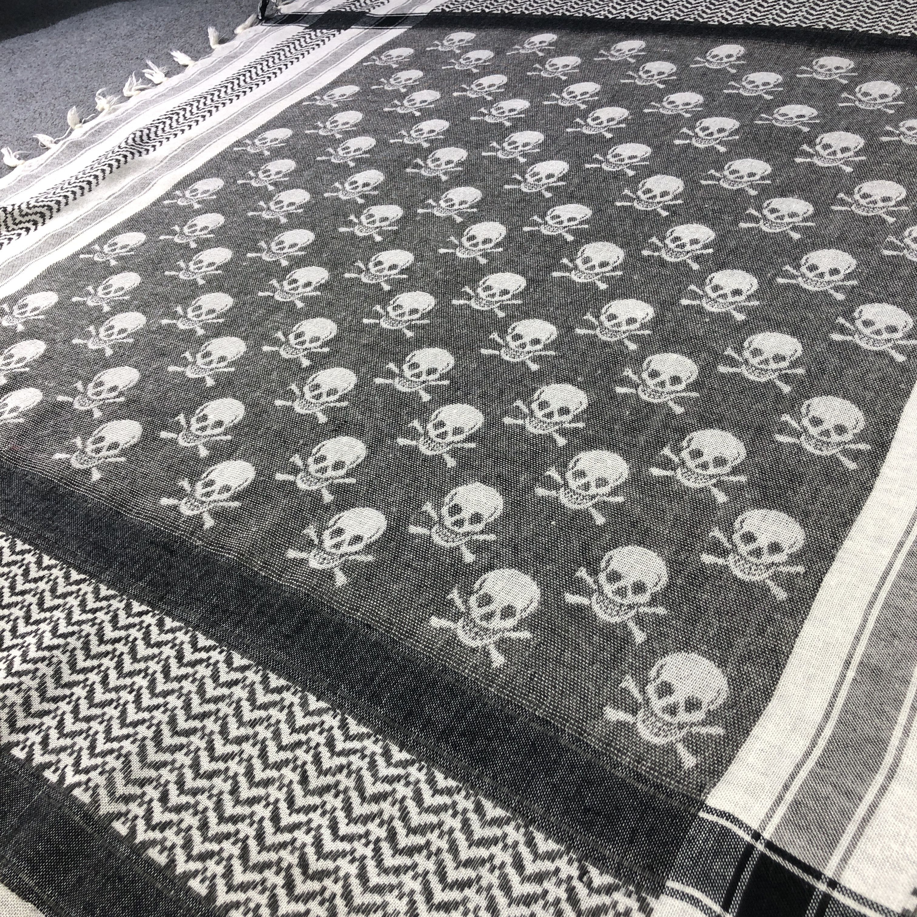 Seditionaries Skulls Keffiyeh Tactical Shemagh Scarf Desert V2958 Size ONE SIZE - 3 Thumbnail