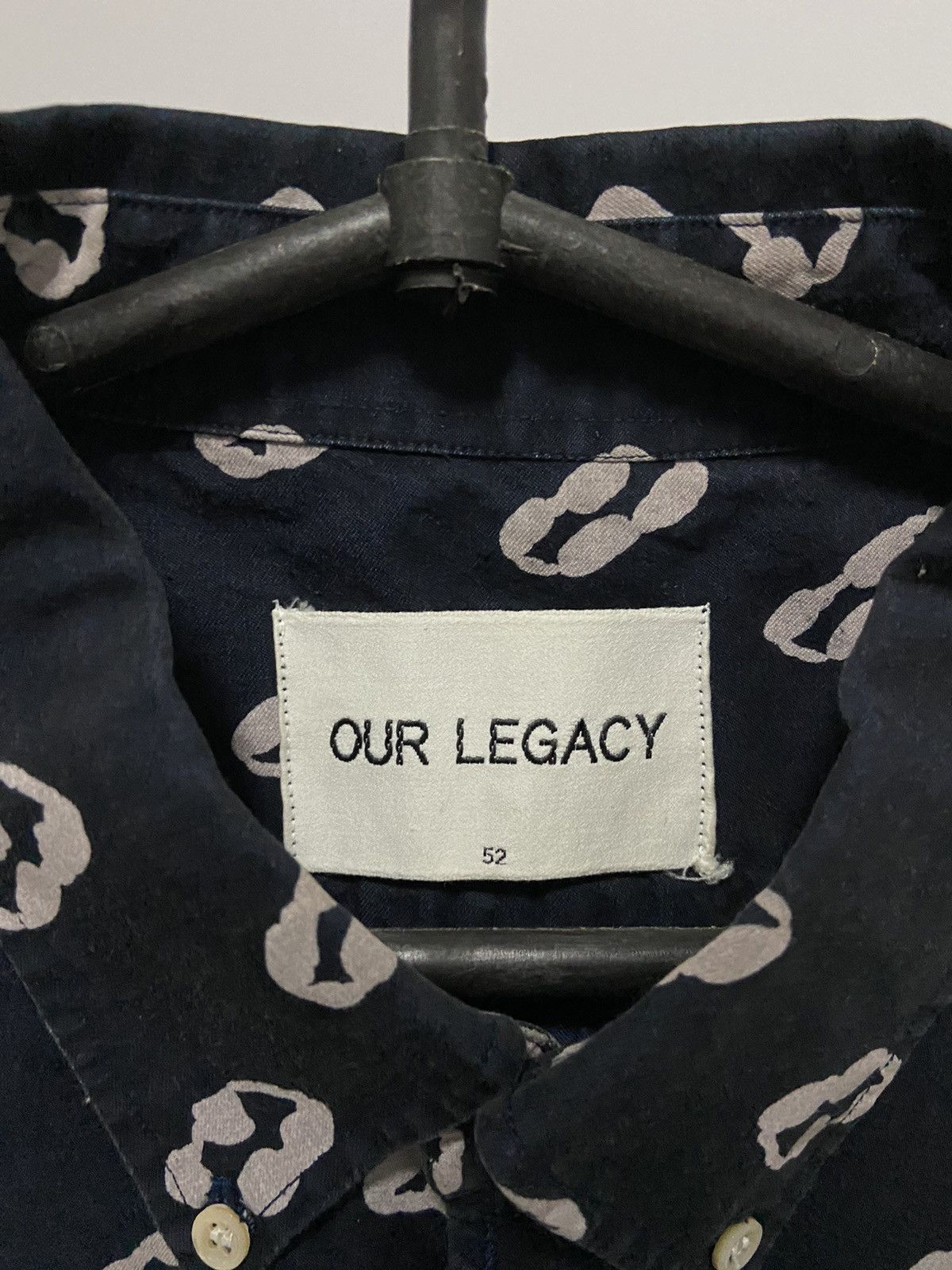 Our Legacy × Vintage Our legacy monogram logo patterns buttons shirts vintage Size US L / EU 52-54 / 3 - 5 Thumbnail
