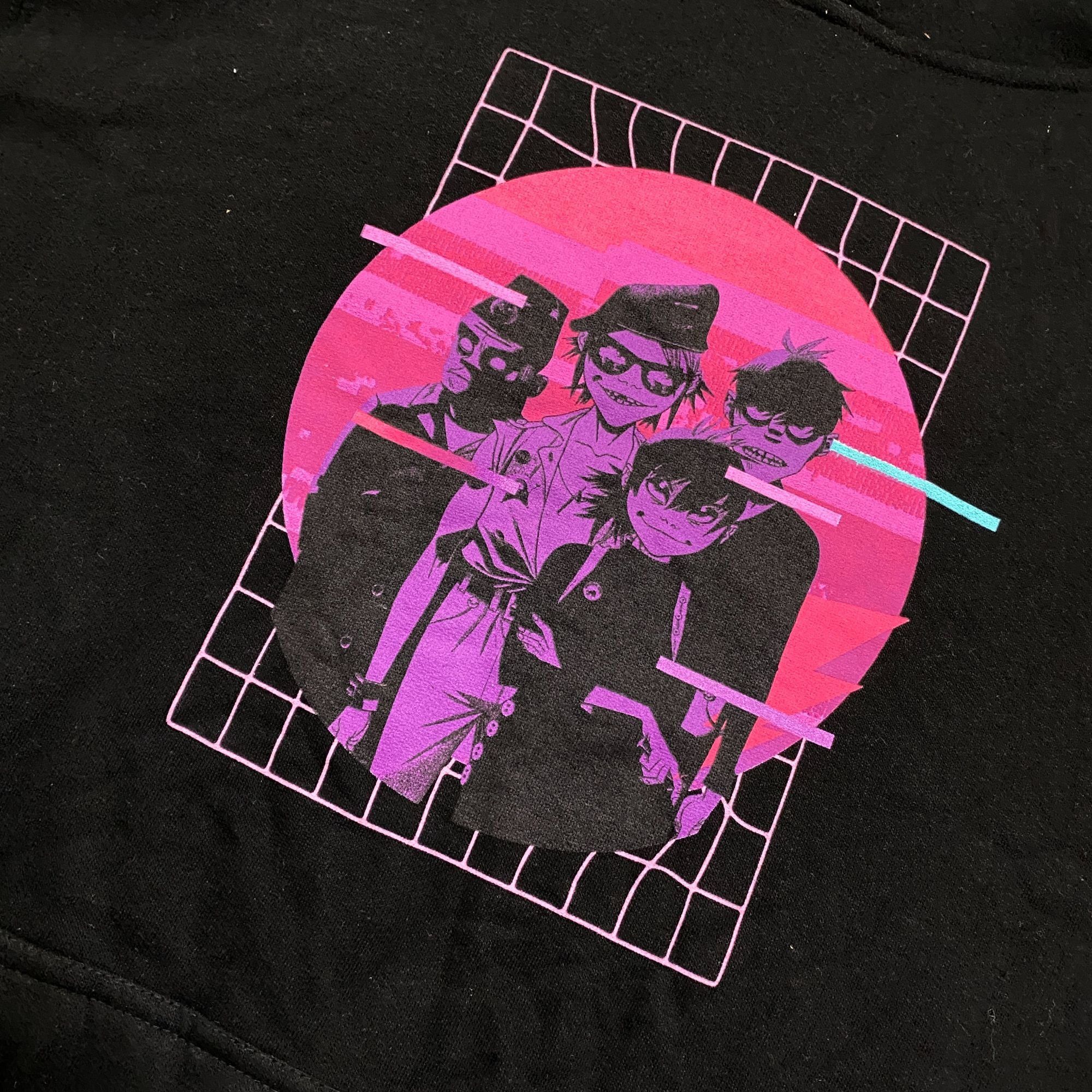 Gorillaz T-Shirt Ufficiale Humanz - Maglietta Unisex Navy Blu Taglia XXL