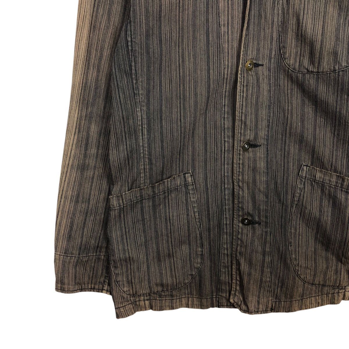 Japanese Brand 📌Vintage Hickory Chore Jacket Haze Simon Issey Miyake Size US M / EU 48-50 / 2 - 5 Thumbnail