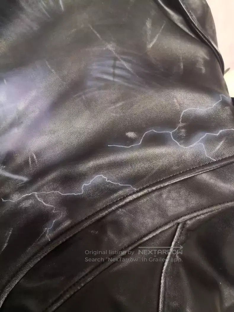 Amiri Amiri Classic Vintage Multi-Zip Embroidered Leather Jacket Size US M / EU 48-50 / 2 - 5 Thumbnail