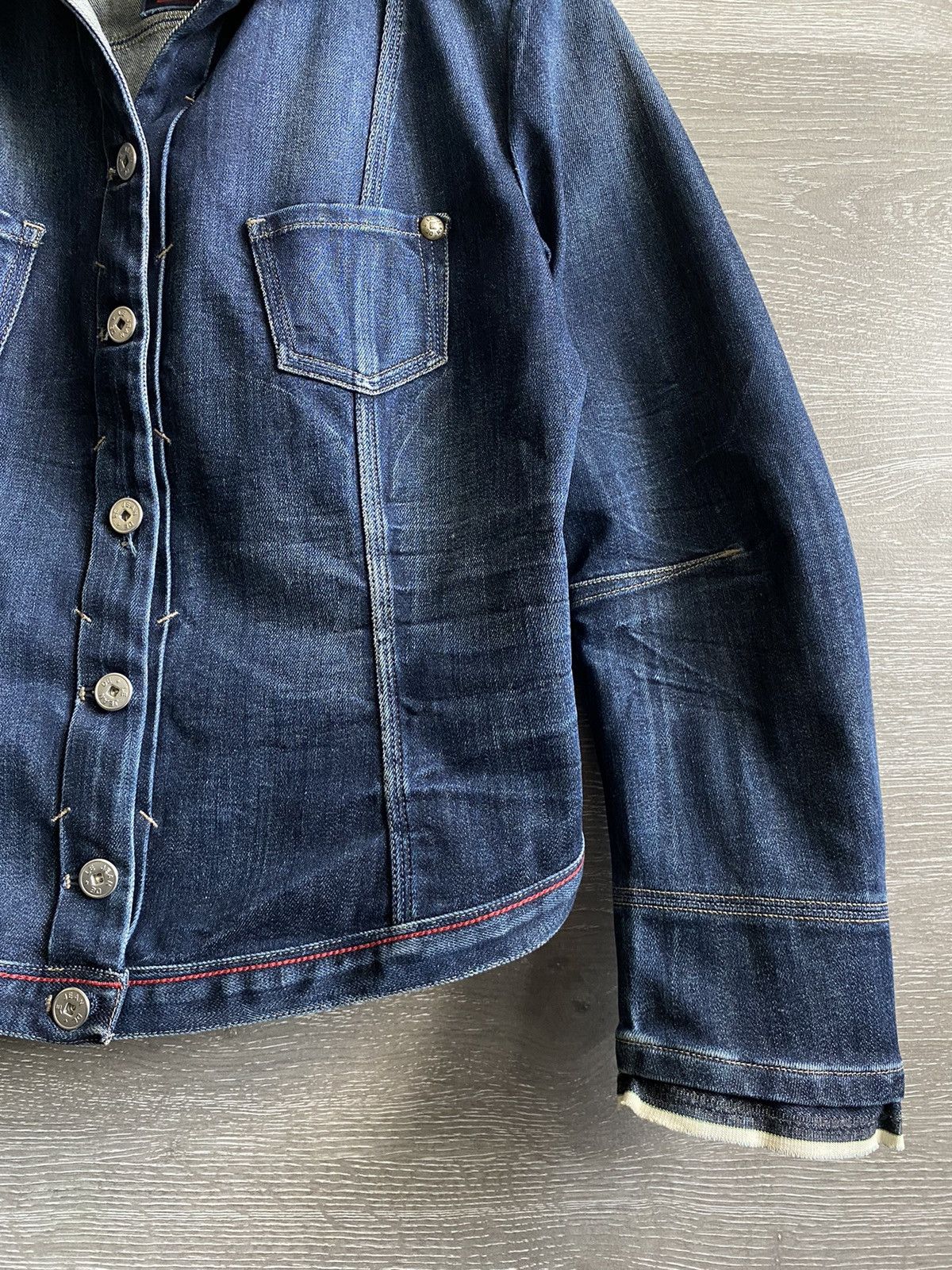 Marithe + Francois Girbaud LE JEAN DE MARITHE FRANCOIS GIRBAUD Denim Jacket Size XL / US 12-14 / IT 48-50 - 6 Thumbnail