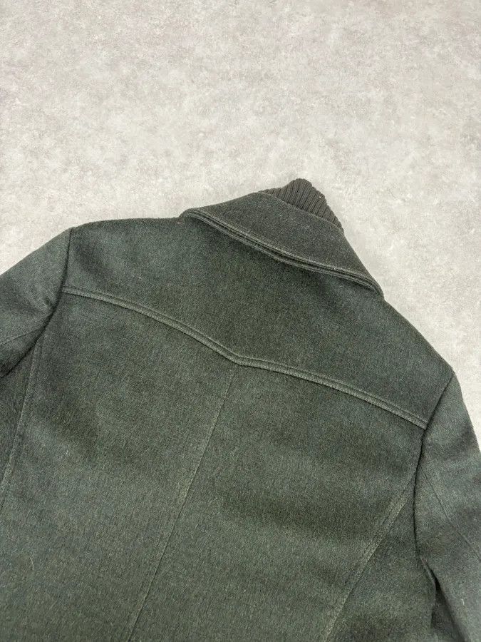 Emporio Armani AW2009 Emporio Armani Dark Green Wool Caban Jacket Size US M / EU 48-50 / 2 - 7 Thumbnail