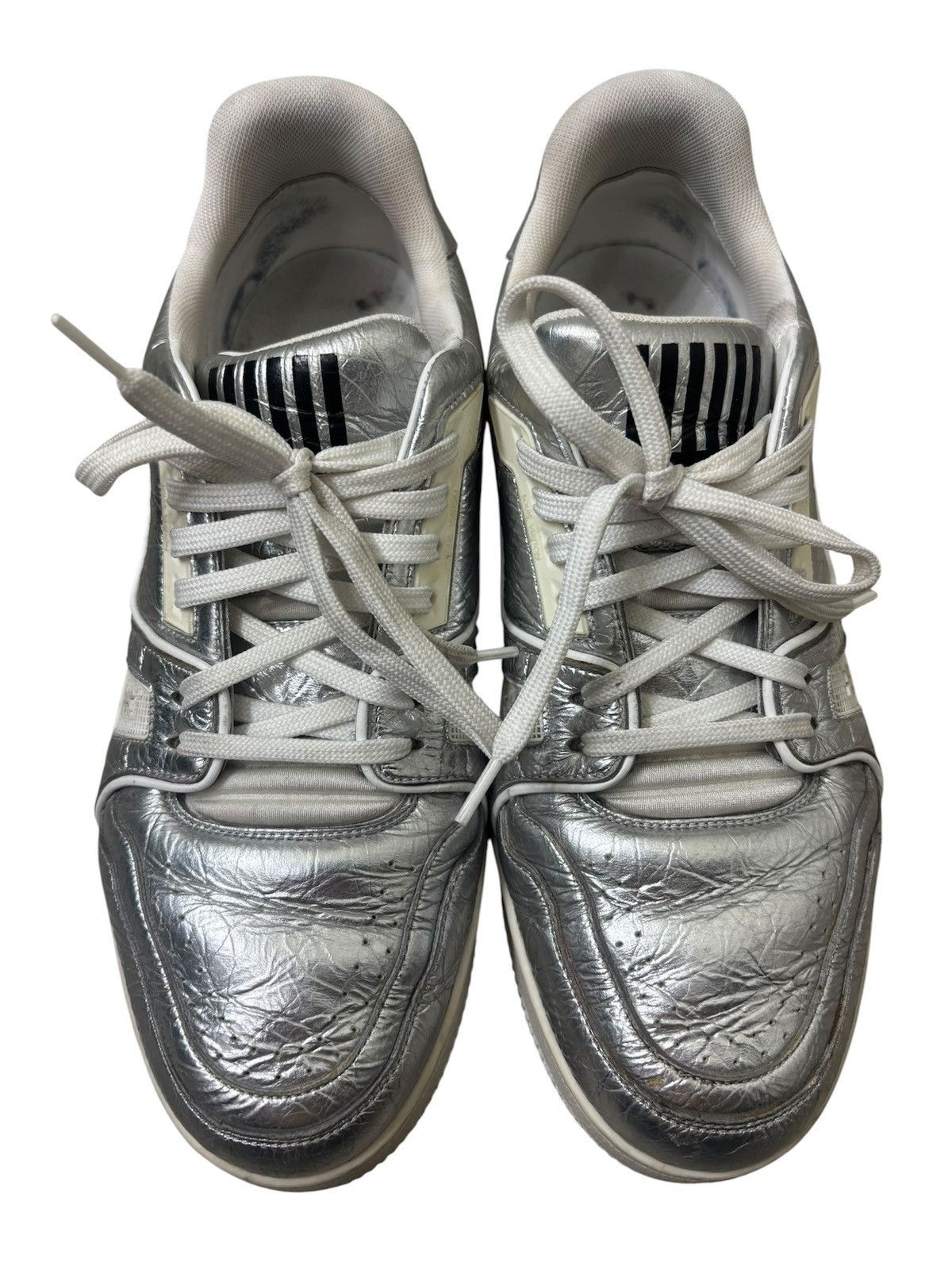 Louis Vuitton metallic trainers Size US 8 / EU 41 - 3 Thumbnail