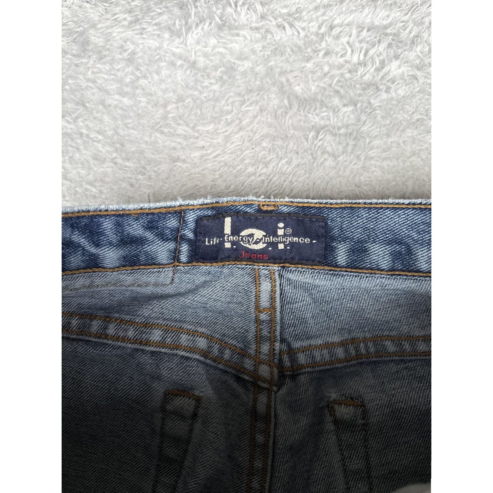 Vintage LEI Jeans Bootcut Juniors 5 Blue Medium Wash Mid Rise 5-Pocket Denim Size 27" / US 4 / IT 40 - 7 Thumbnail