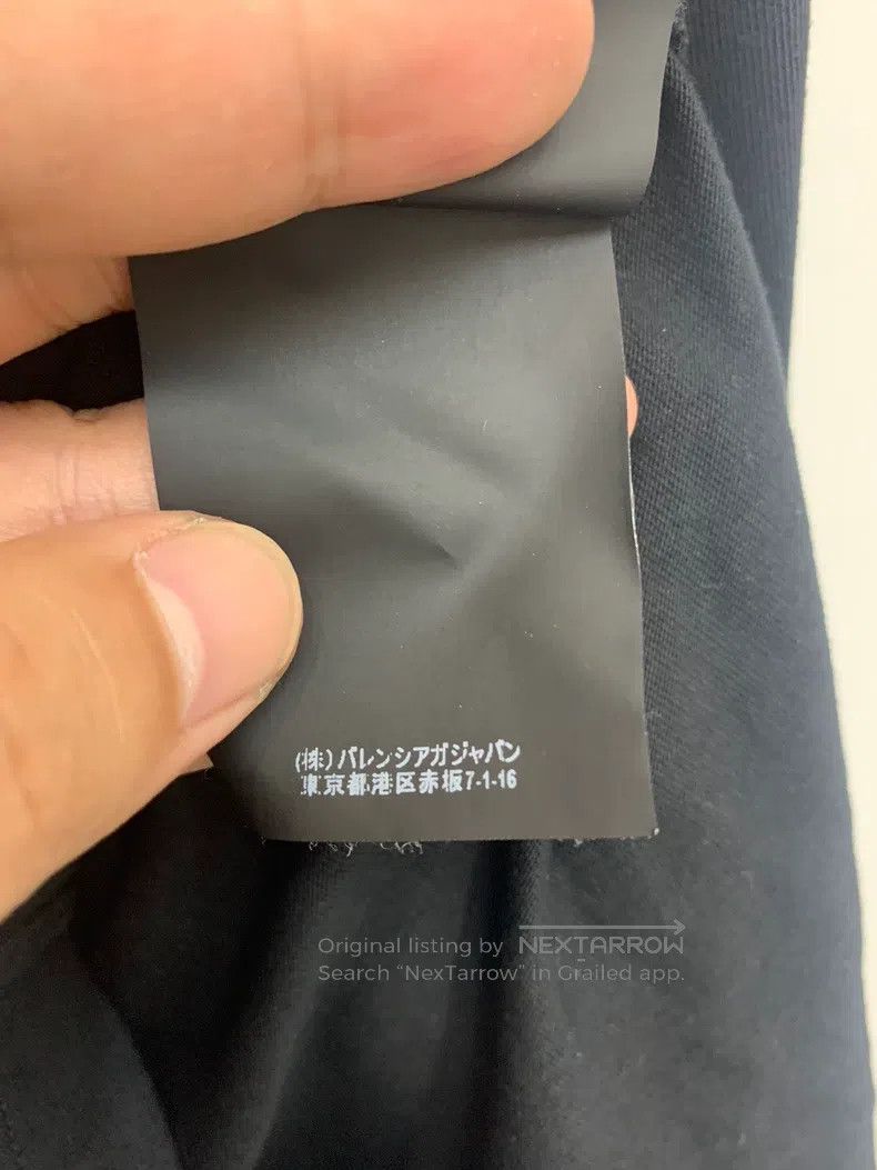 Balenciaga Balenciaga Black Long Sleeve T-Shirt, Size L Size US L / EU 52-54 / 3 - 7 Thumbnail