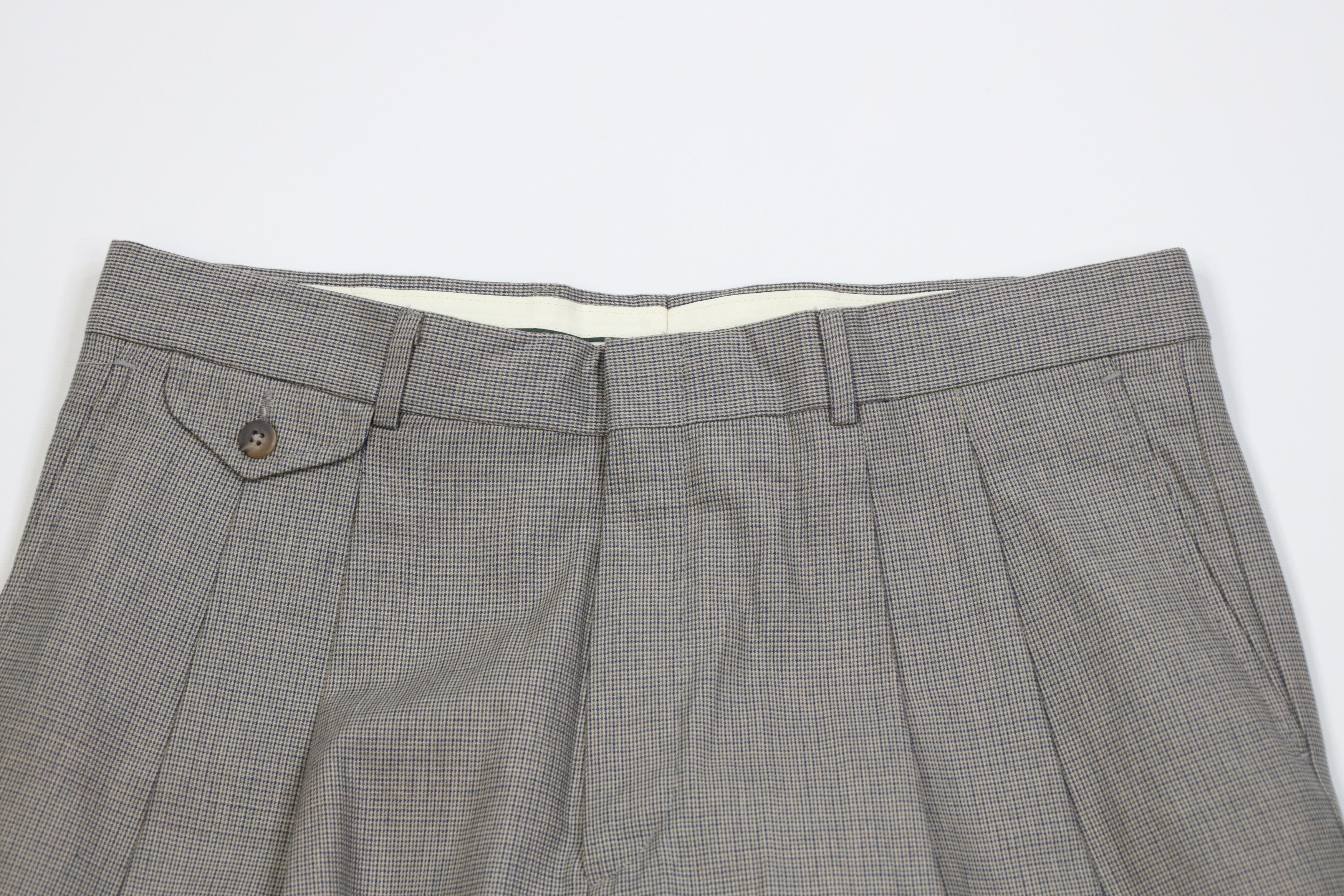 Eddie Bauer Vintage 90s Eddie Bauer Wide Leg Chino Pants Houndstooth USA Size US 36 / EU 52 - 2 Thumbnail
