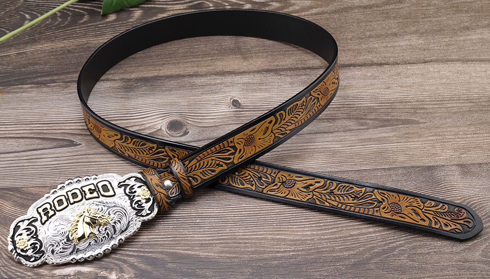 Designer Rare Vintage Belt Riveted Belts Menswear Accessories Size ONE SIZE - 3 Thumbnail