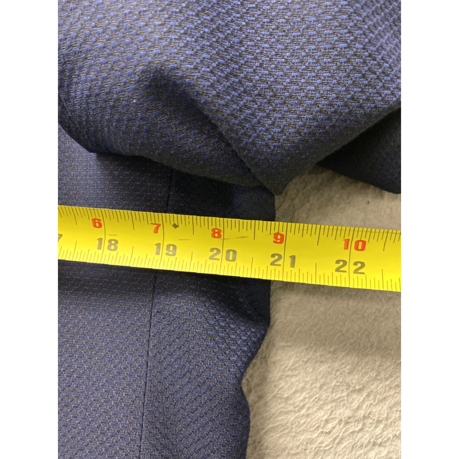 Vintage VINTAGE Savile Row Men's Blazer Jacket Sport Coat 42R Navy Viscose Bamboo Formal Suit Size 42R - 5 Thumbnail