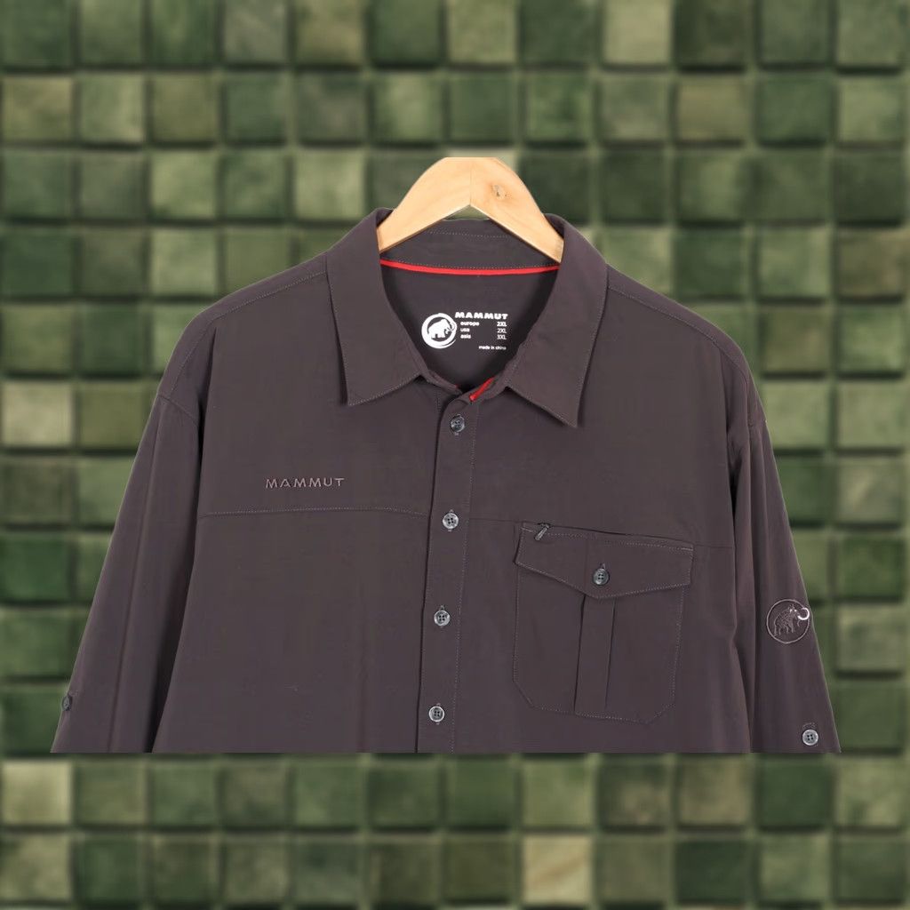 Mammut Mammut Shirt Men Size 2XL Roll Up Long Sleeve Stretch Outdoor Hiking Trekking Size US XXL / EU 58 / 5 - 1 Thumbnail