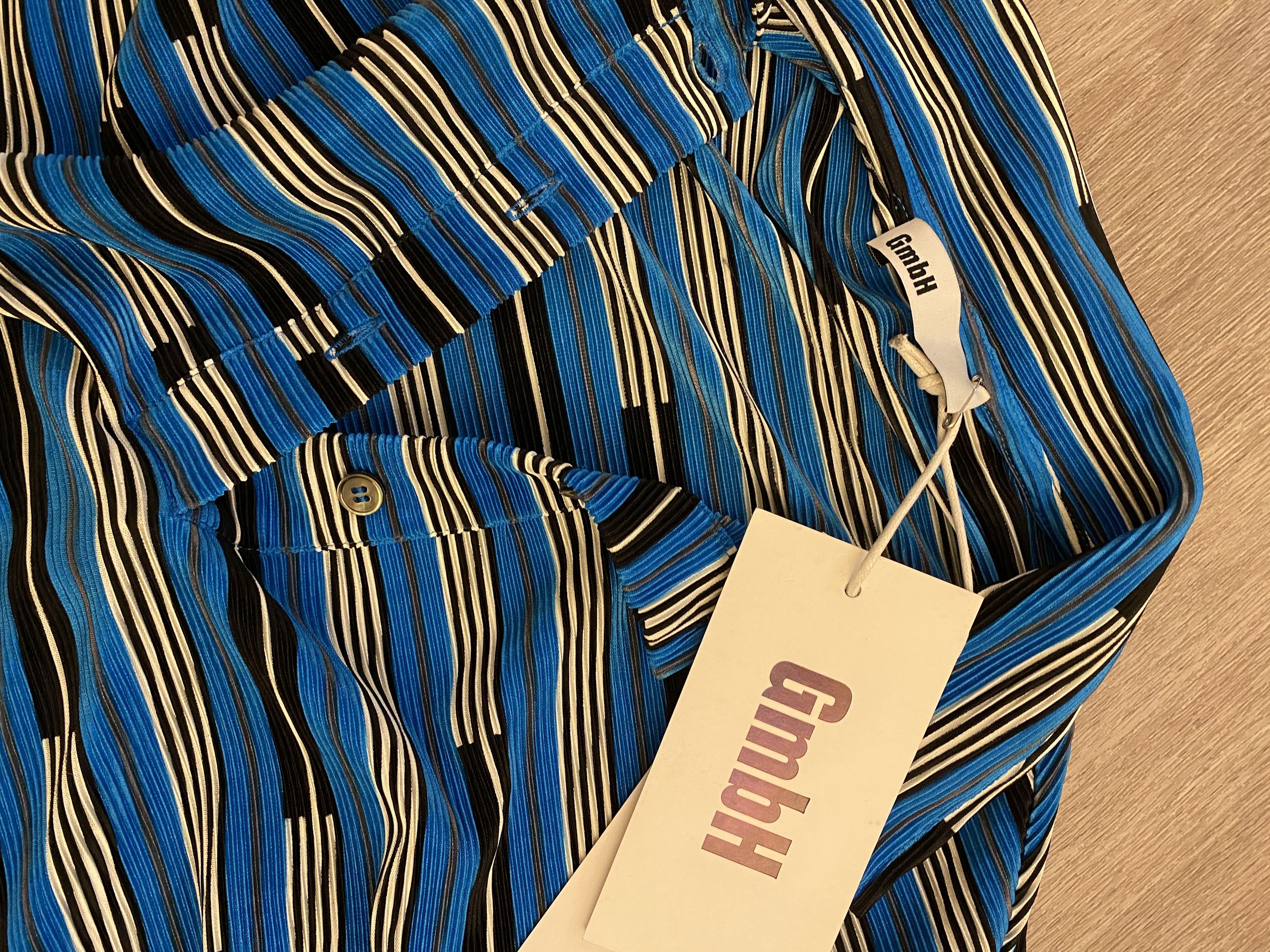 GmbH Viscosa Blue Multicolor Polo Size US M / EU 48-50 / 2 - 4 Thumbnail