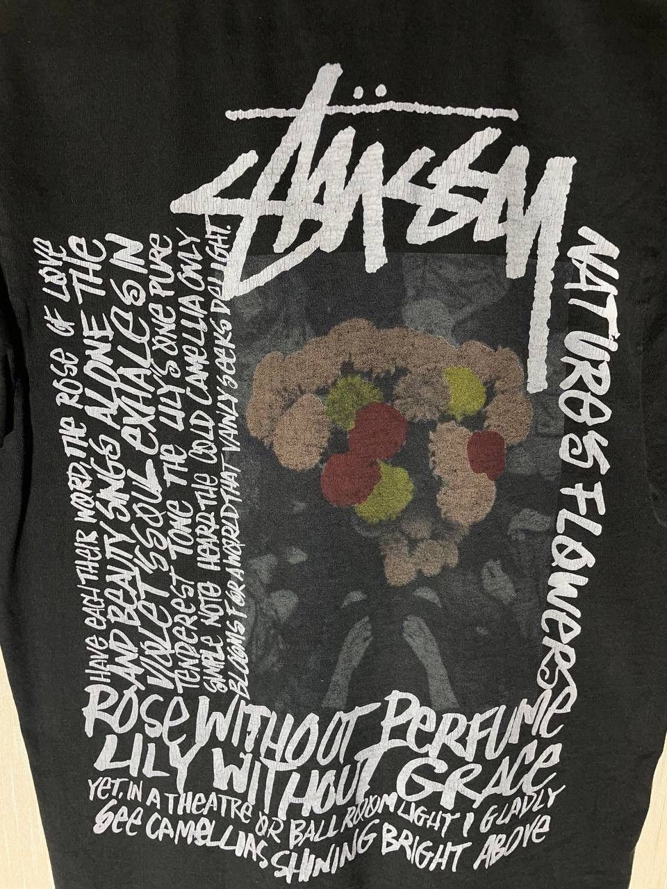 Stussy × Vintage Stussy Vintage Flowers Printed y2k T Shirt Size US S / EU 44-46 / 1 - 6 Thumbnail