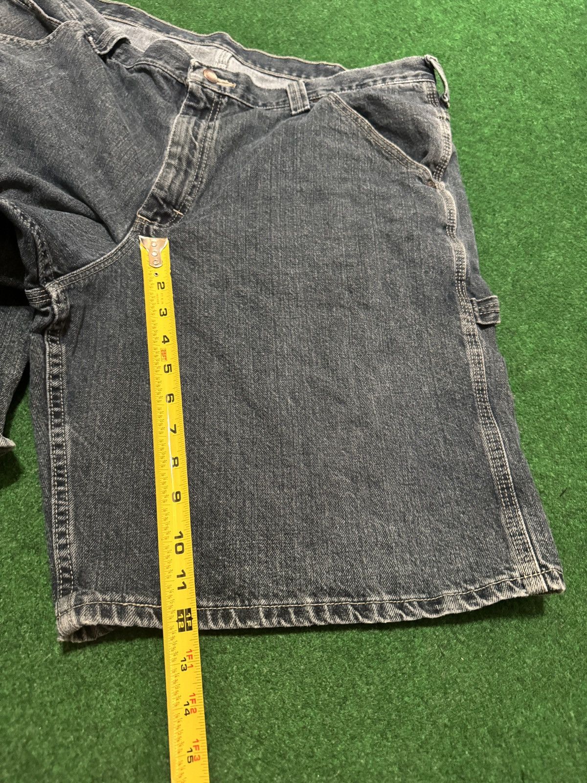 Lee Y2K Carpenter Jorts Baggy Skater Grunge Lee Denim Shorts Size US 42 / EU 58 - 6 Thumbnail