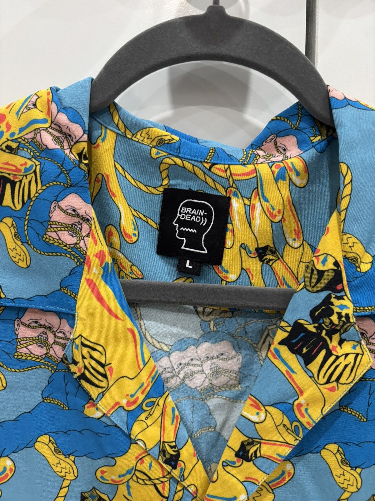 Brain Dead Brain Dead Jonny Negron Bondage Printed Hawaiian Shirt Size US L / EU 52-54 / 3 - 4 Thumbnail
