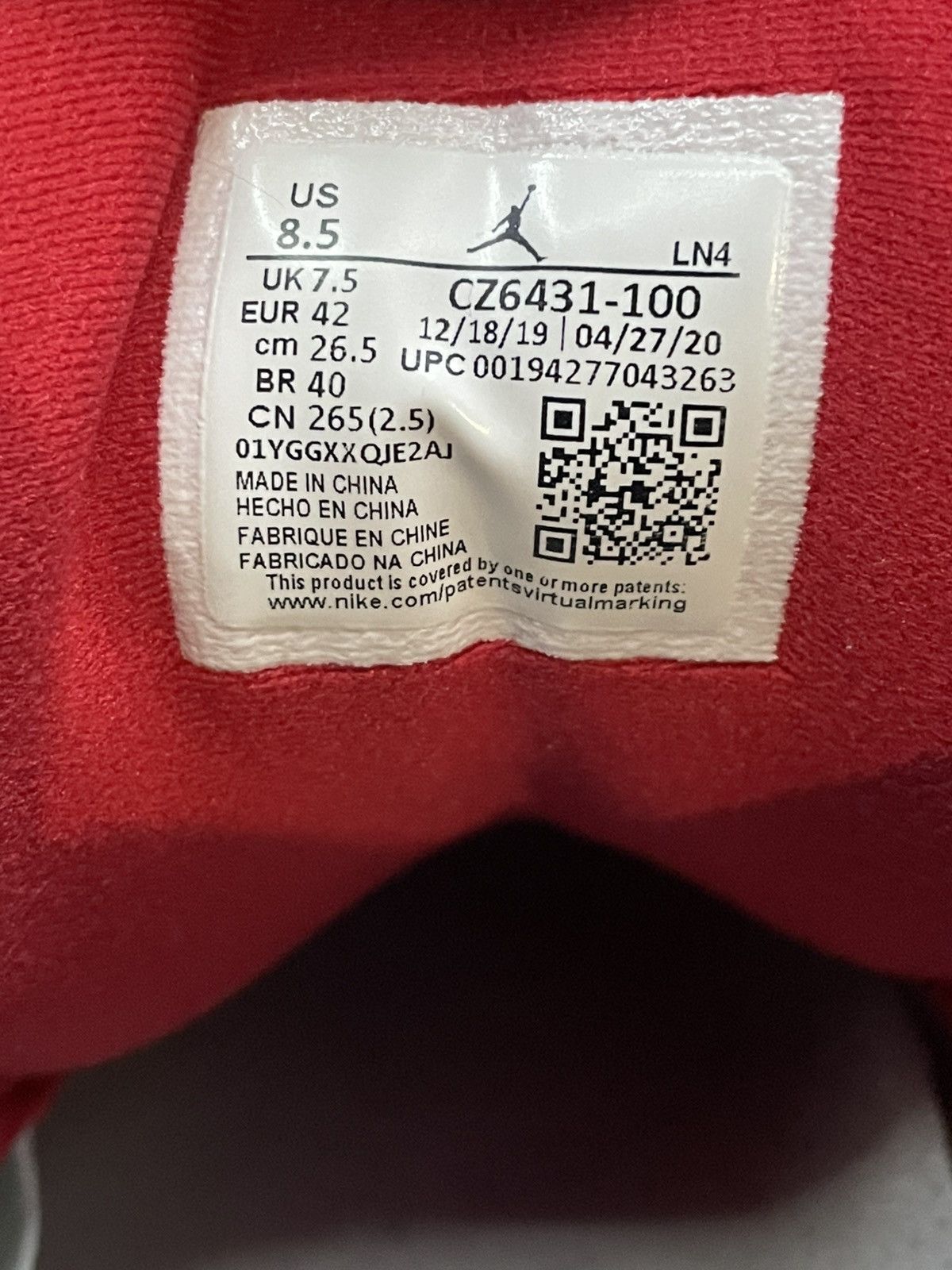 Jordan Brand Air Jordan 3 Denim Retro Size US 8.5 / EU 41-42 - 6 Thumbnail