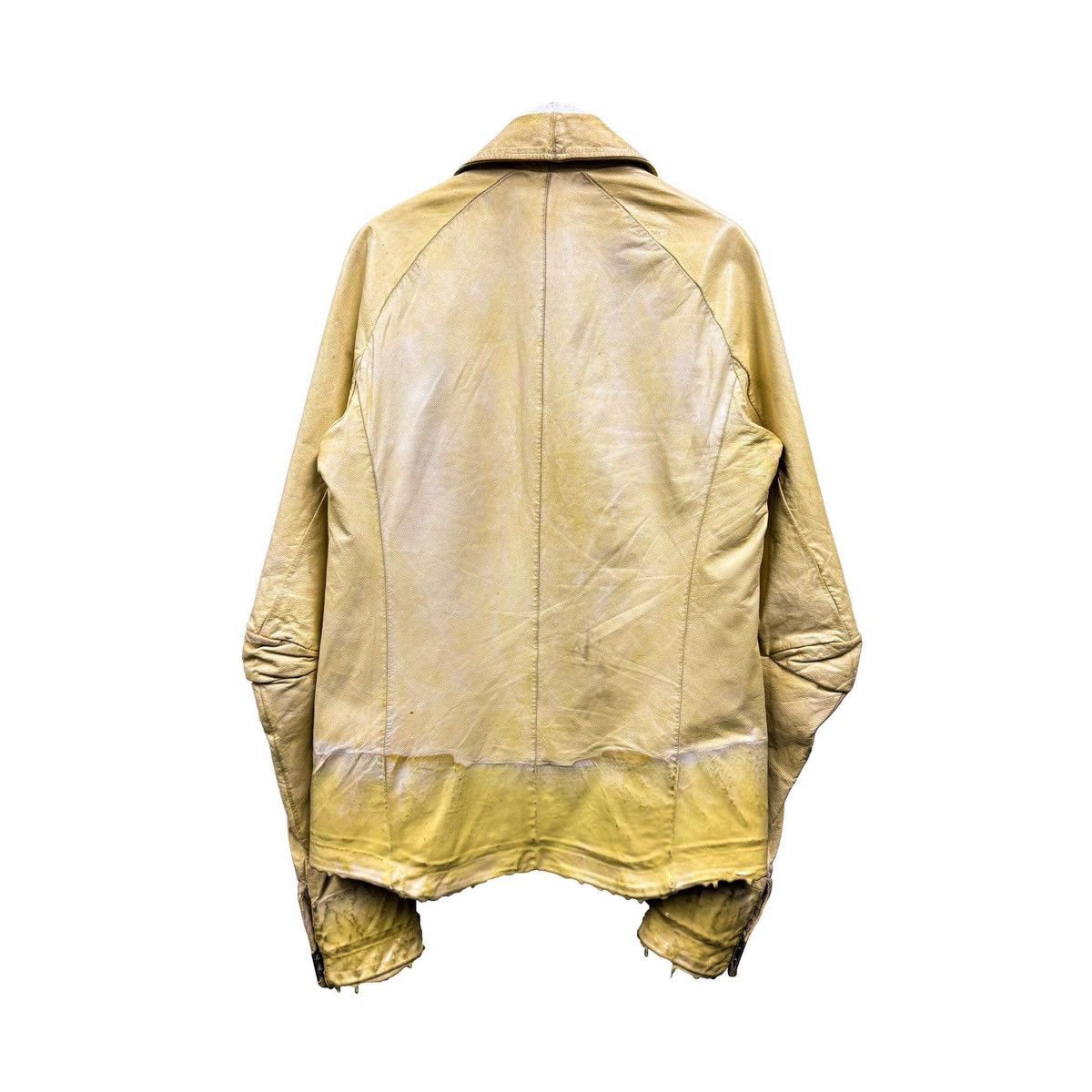 Carol Christian Poell LM/2498R Leather Jacket with Drip-rubber Size US S / EU 44-46 / 1 - 2 Thumbnail