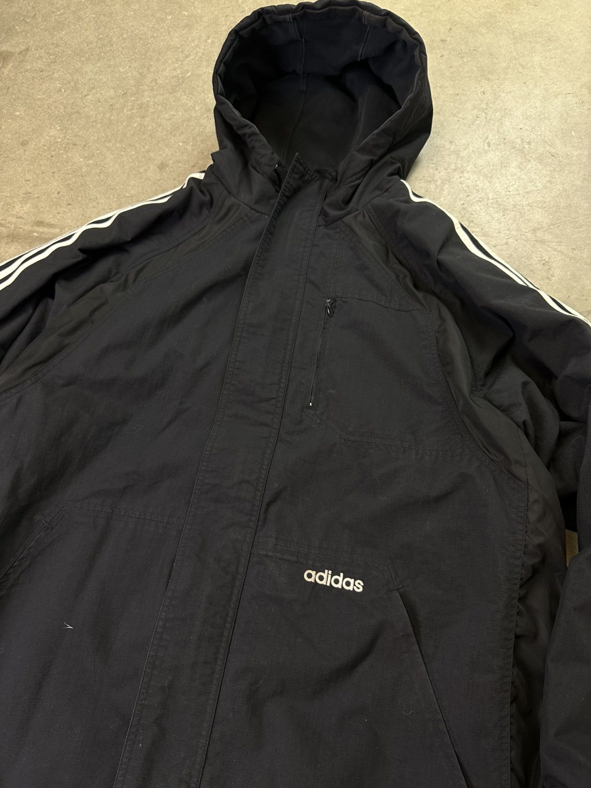 Adidas × Vintage vintage 90s adidas reversible puffer jacket xxl Size US XXL / EU 58 / 5 - 3 Thumbnail
