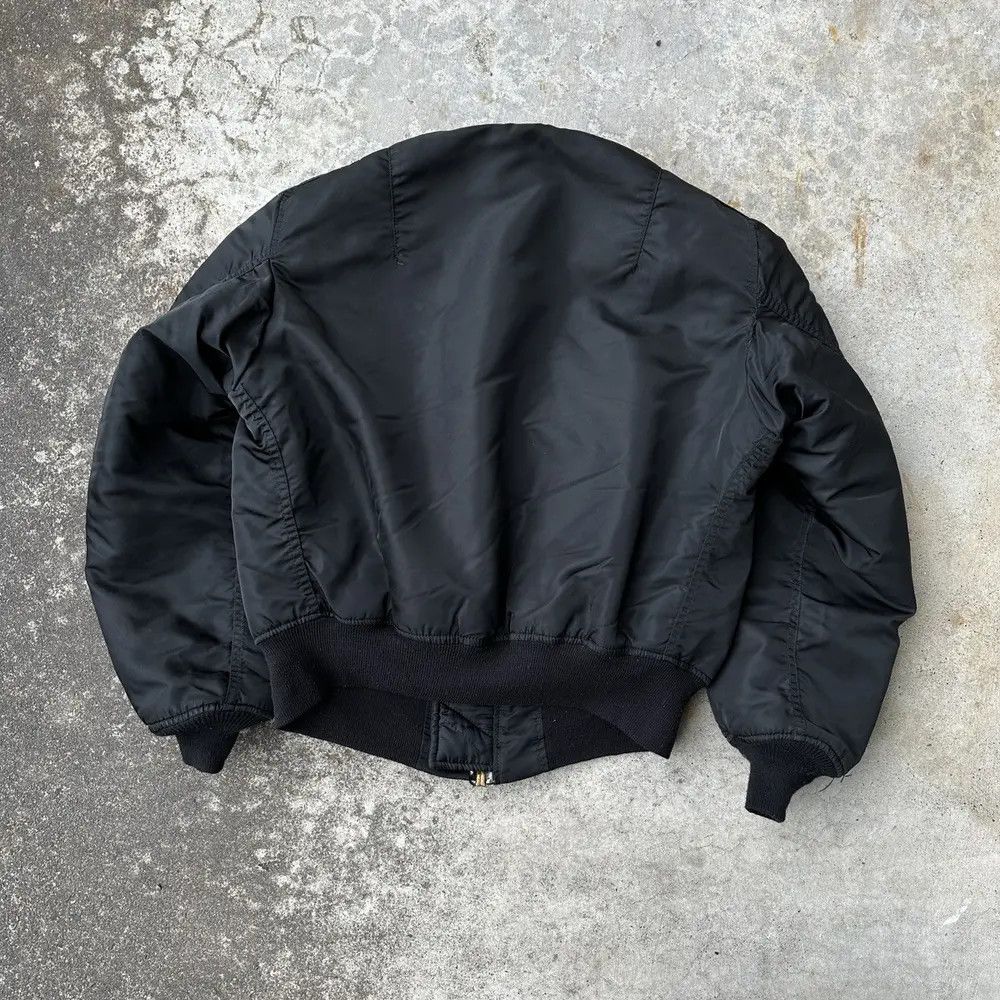 Alpha Industries × Vintage 90s MA-1 Bomber jkt US army navy military usa Size US M / EU 48-50 / 2 - 1 Thumbnail