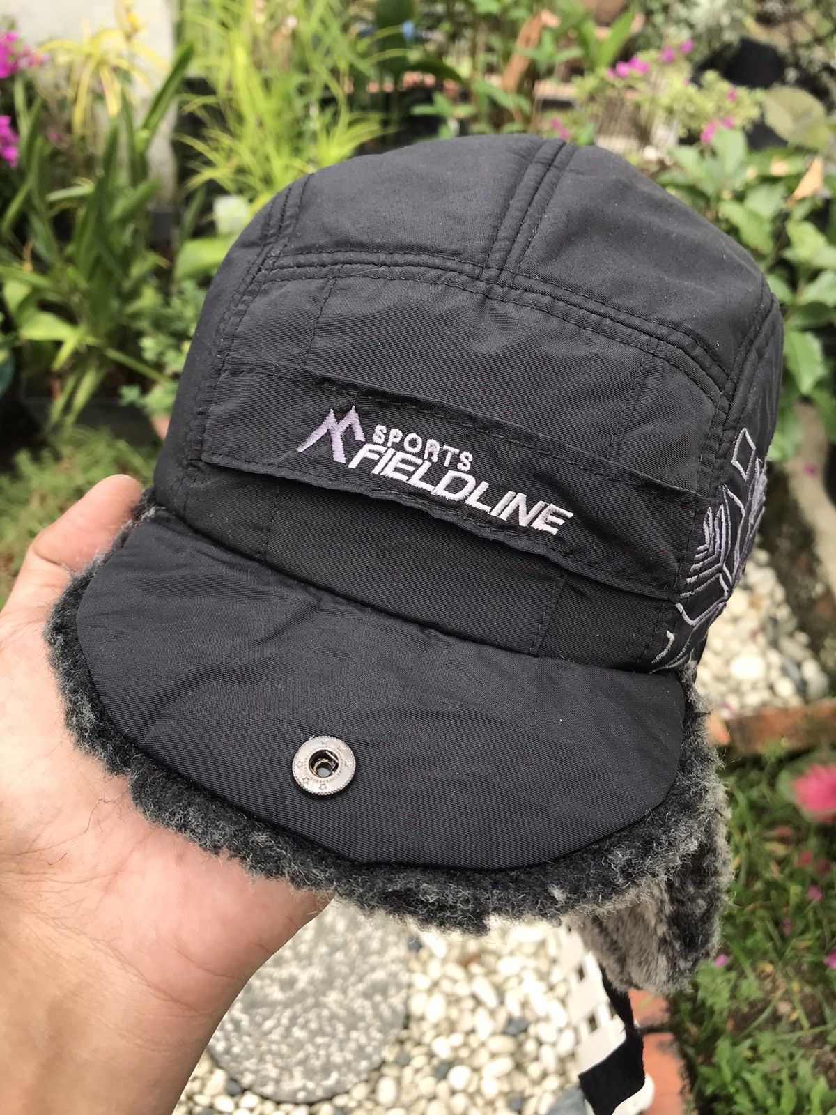 Japanese Brand × Vintage AUTHENTIC FUR TRIM WINTER TRAPPER HAT WITH EAR WARMER FLAPS Size ONE SIZE - 7 Thumbnail