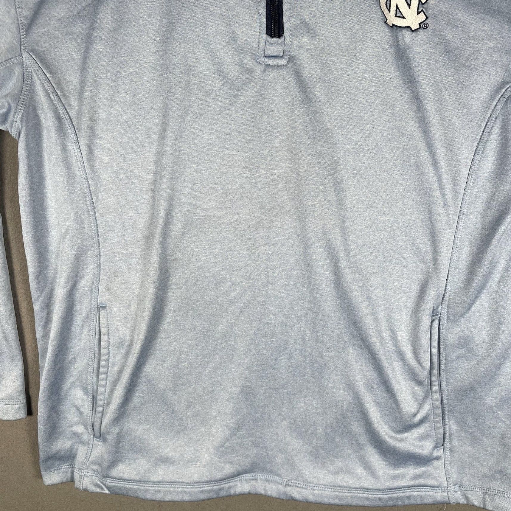 Vintage Knights Apparel UNC Tar Heels 1/4 Zip Pullover Men Medium Carolina Blue Navy Zipper Logo Sports Size US M / EU 48-50 / 2 - 5 Thumbnail