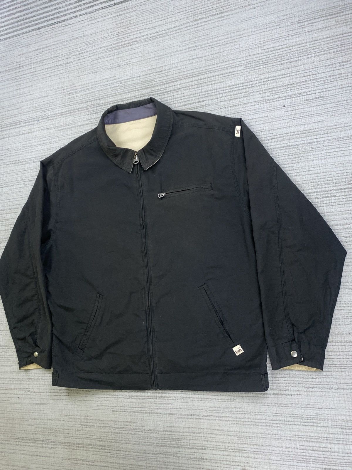Japanese Brand × Lee × Vintage Vintage 90s LEE DENIM USA Reversible Jacket Size US XL / EU 56 / 4 - 8 Thumbnail
