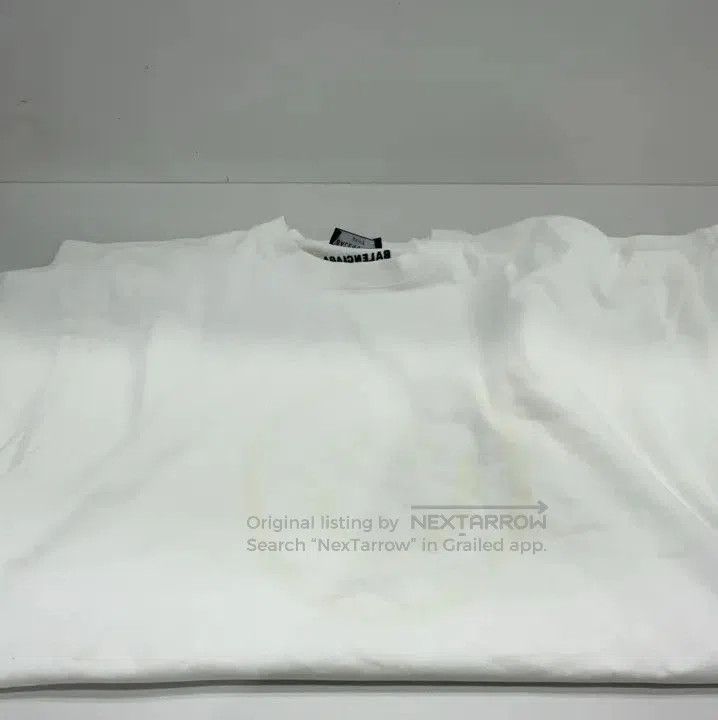 Balenciaga Balenciaga Men's White Short Sleeve T. Size US XS / EU 42 / 0 - 4 Thumbnail