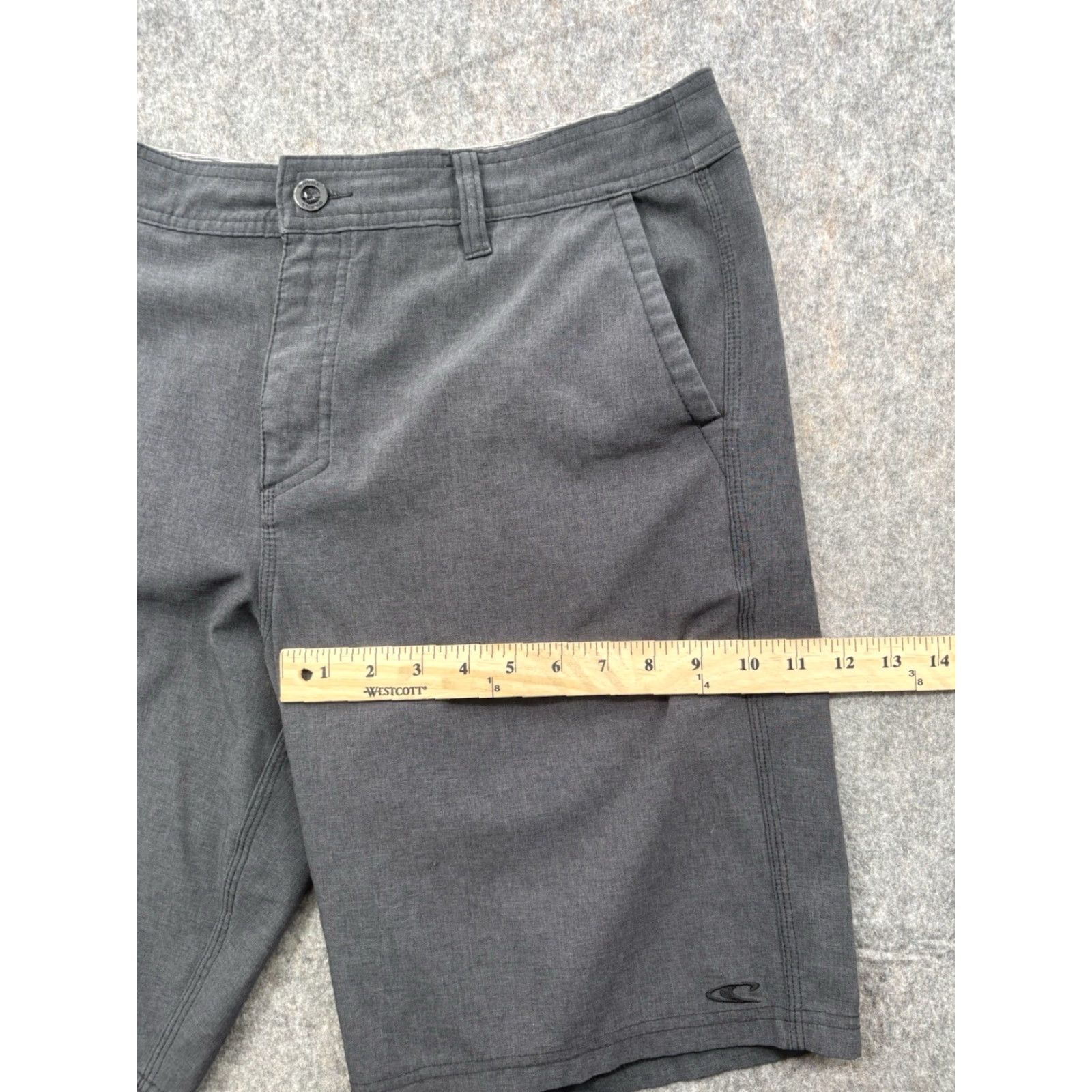 O'Neill O’Neill Men’s Gray Shorts Size 34 Classic Fit Pockets Casual Chino 9in Inseam Size US 34 / EU 50 - 4 Thumbnail