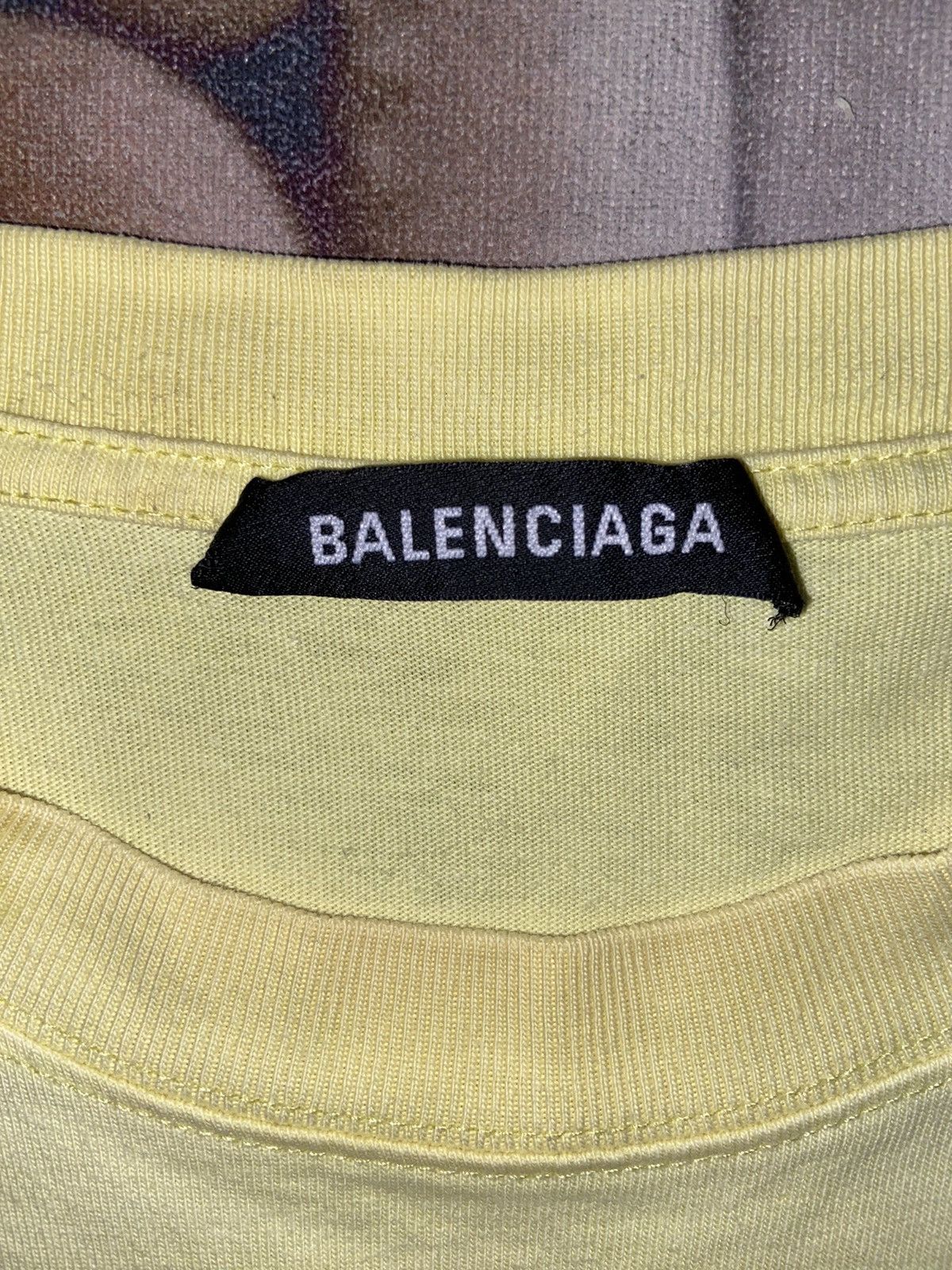 Balenciaga BALENCIAGA FW20 CREW SPELL OUT TEE Size US XS / EU 42 / 0 - 5 Thumbnail