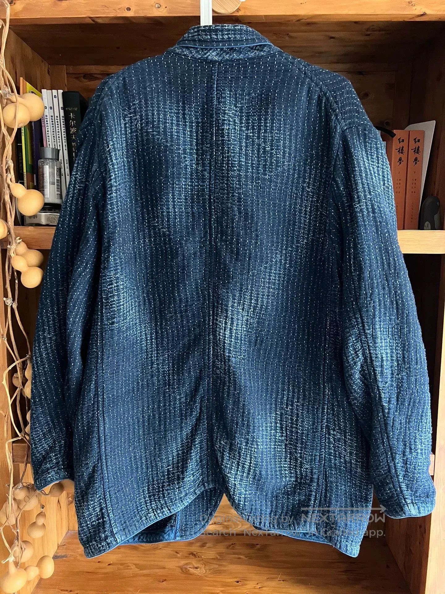 Porter Classic unique indigo dyed textured blazer jacket. Size US M / EU 48-50 / 2 - 6 Thumbnail