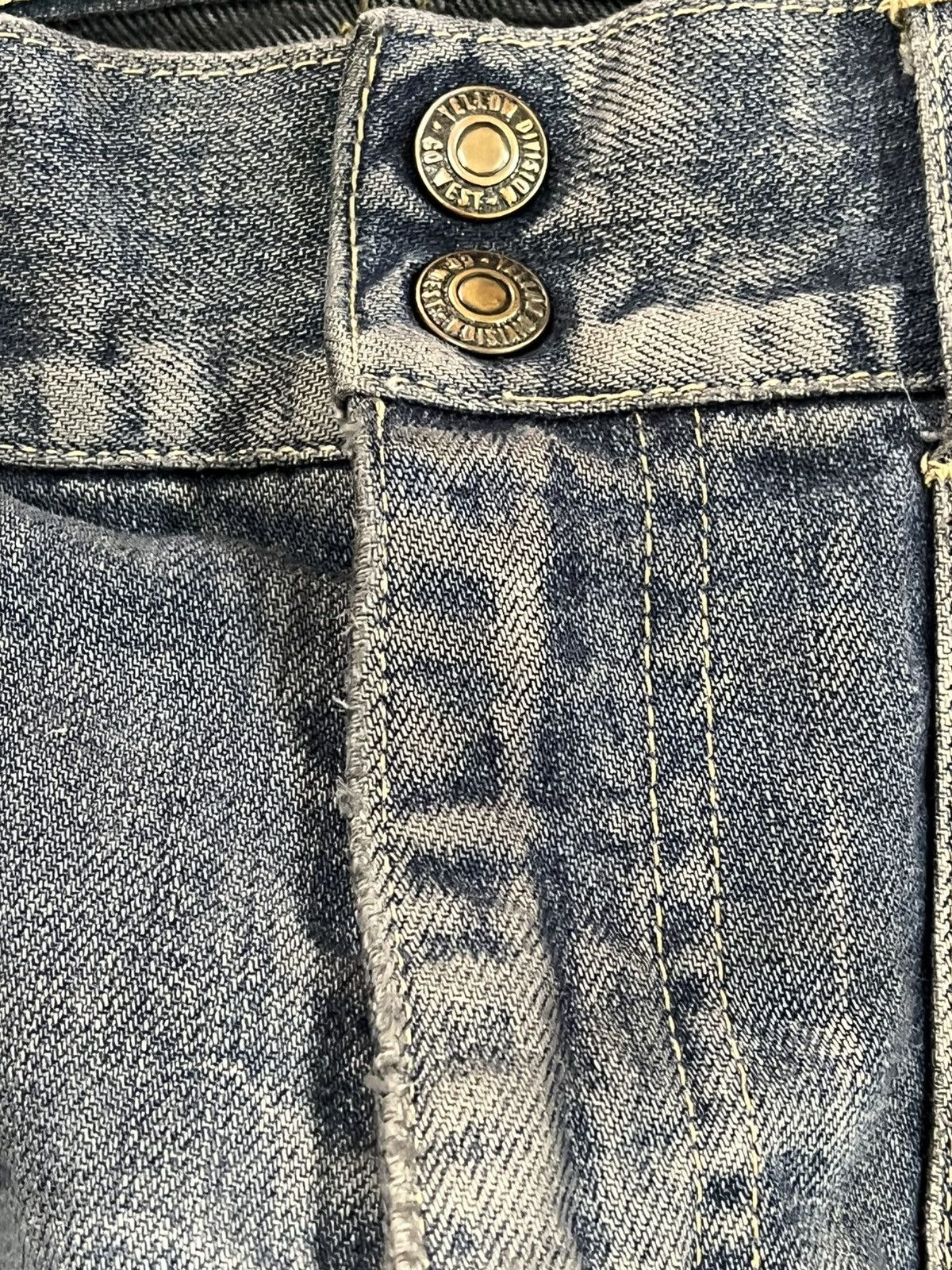 If Six Was Nine × Le Grande Bleu (L.G.B.) × Yasuyuki Ishii Vintage Go-West Military /Workers Bush Pants Denim Size US 33 - 13 Thumbnail