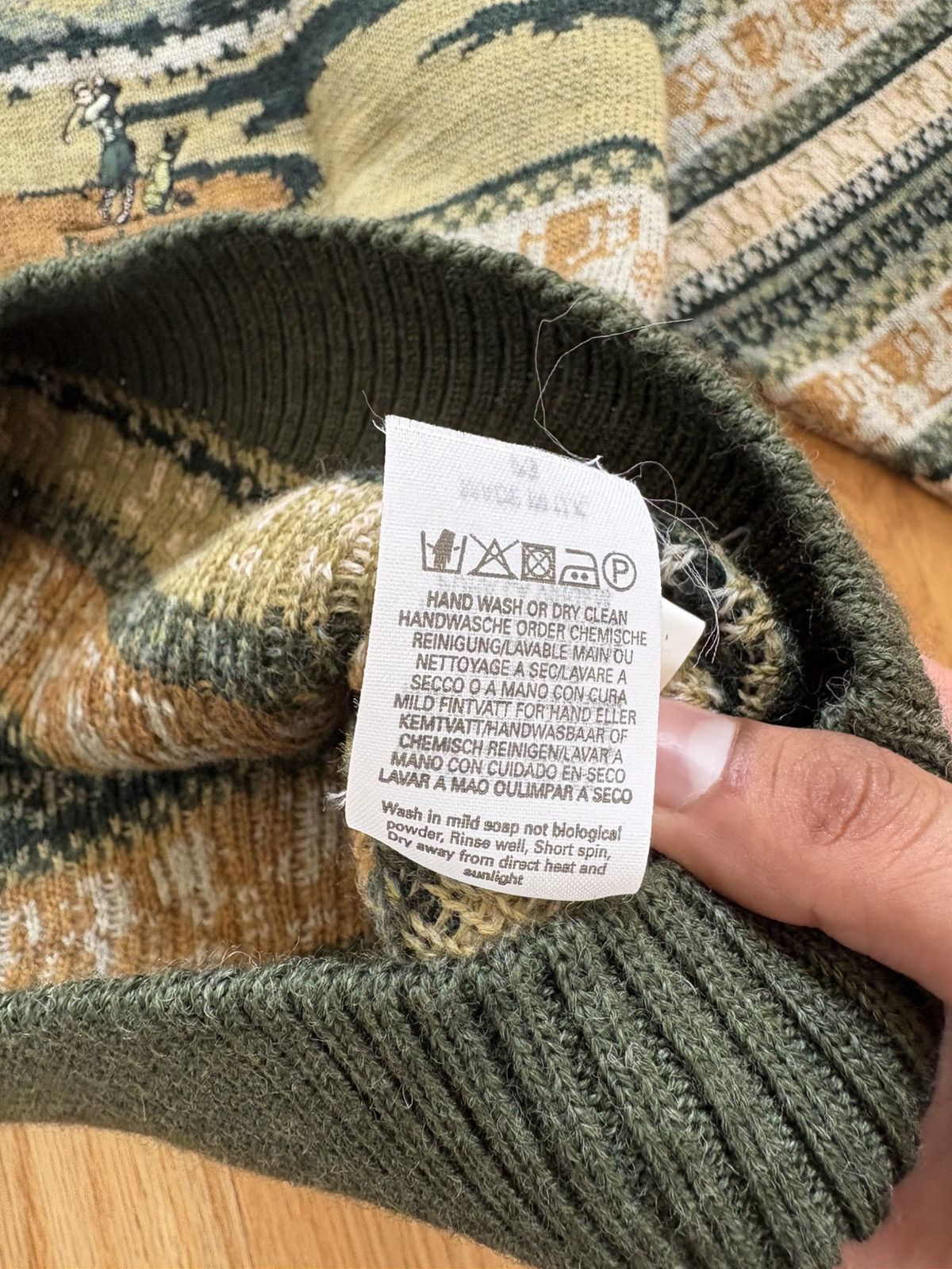 Burberry Burberry Vintage 90s Golf Logo Knit Wool Sweater 40 Medium Size US M / EU 48-50 / 2 - 7 Thumbnail
