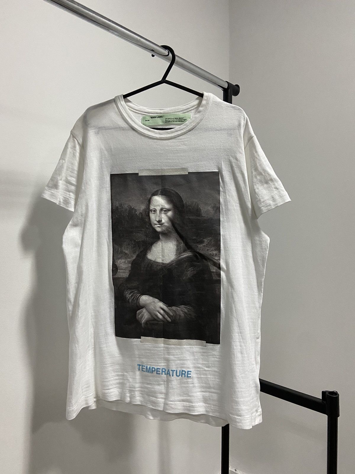 Off-White × Vintage Off white Mona Lisa big print t shirt 2018 Size US M / EU 48-50 / 2 - 1 Thumbnail