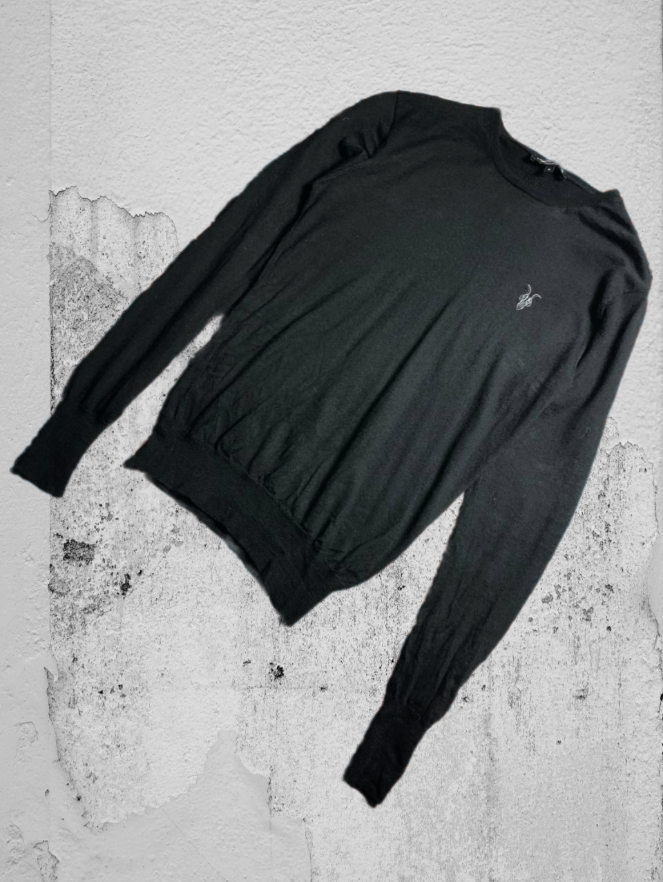 Allsaints Allsaints Mens Ribbed Sweater Y2K Size US S / EU 44-46 / 1 - 1 Thumbnail
