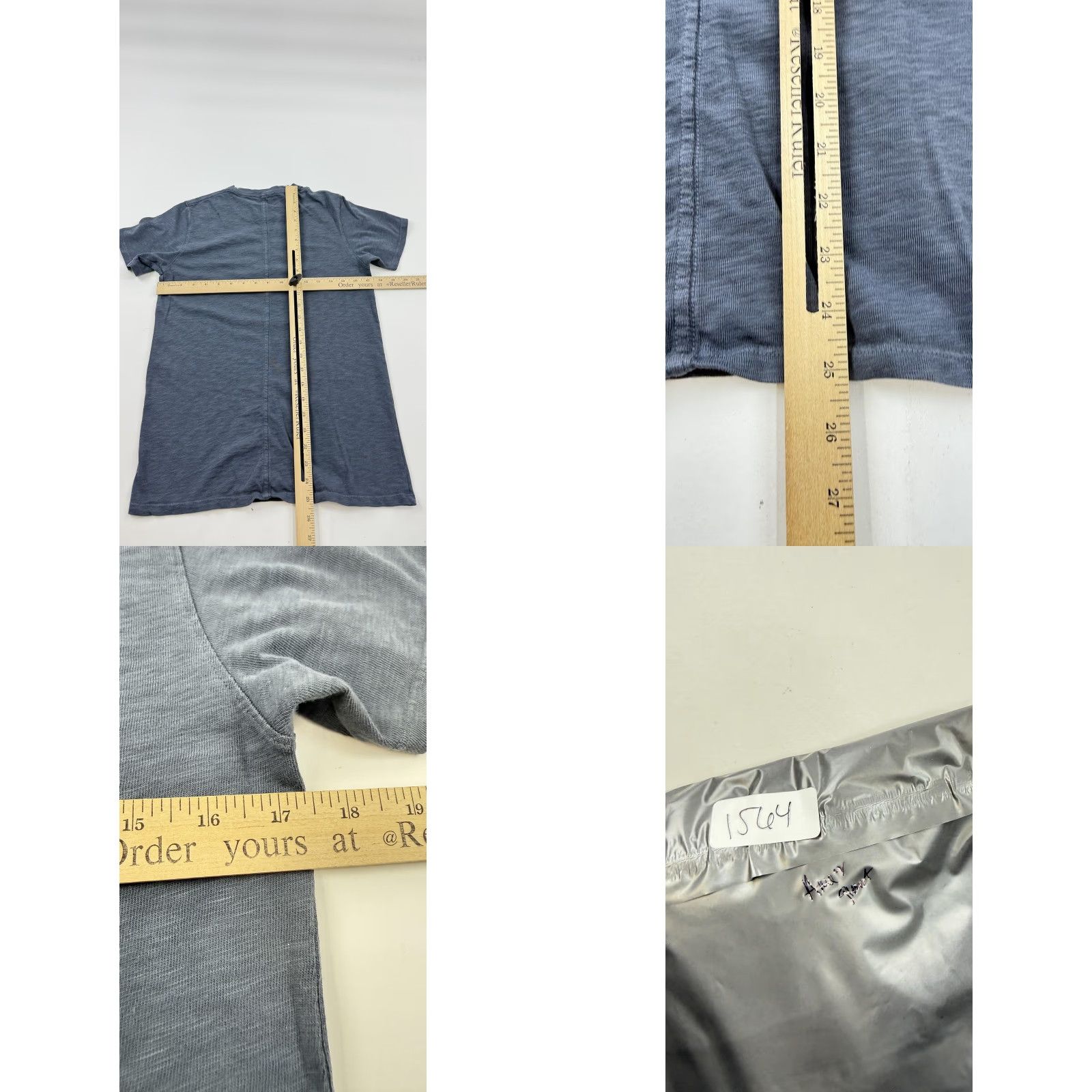Vintage American Giant Shirt Mens Small Blue Supima Cotton Slub Crewneck Made USA Size US S / EU 44-46 / 1 - 8 Thumbnail