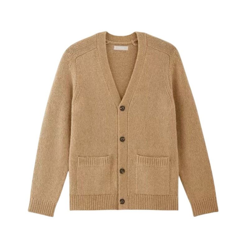 Everlane Everlane Merino Wool Alpaca Brown Cardigan | Size XL Size US XL / EU 56 / 4 - 1 Thumbnail