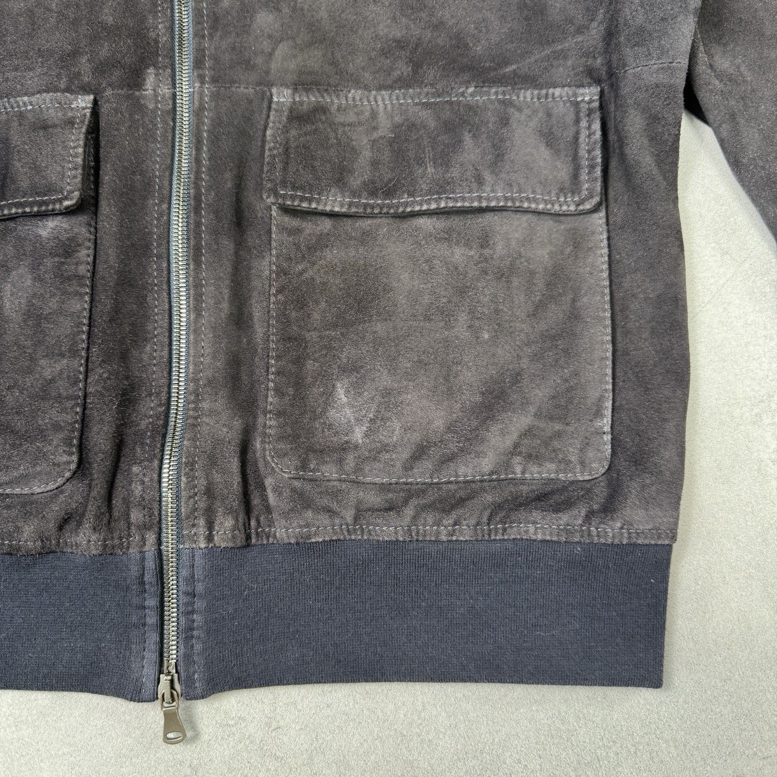 Orciani Orciani Cover Men Suede Blue Jacket Size 52 Men Size US L / EU 52-54 / 3 - 12 Thumbnail