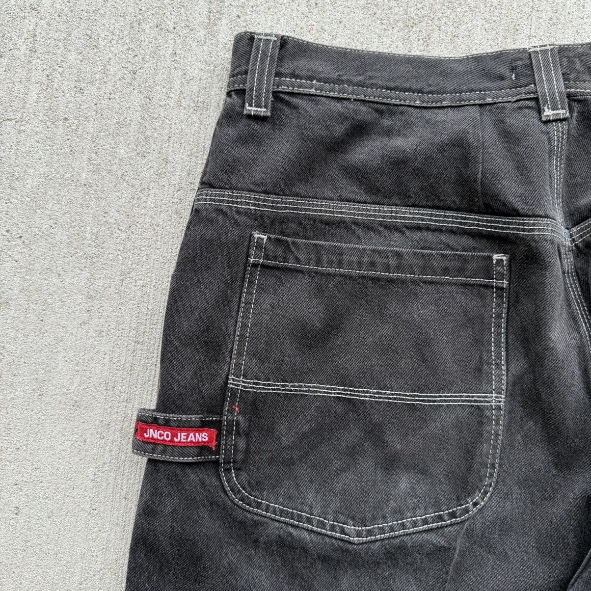 JNCO Vintage JNCO black denim shorts size 38 Size US 38 / EU 54 - 4 Thumbnail
