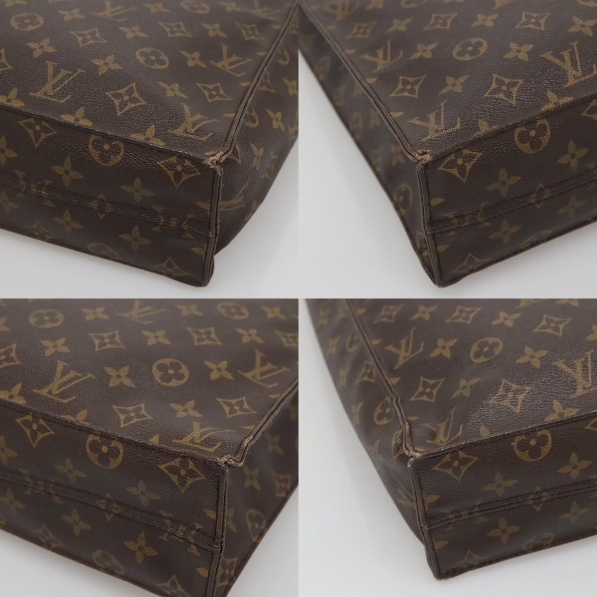 Louis Vuitton LOUIS VUITTON Monogram Sac Plat Hand Bag M51140 Size ONE SIZE - 10 Thumbnail
