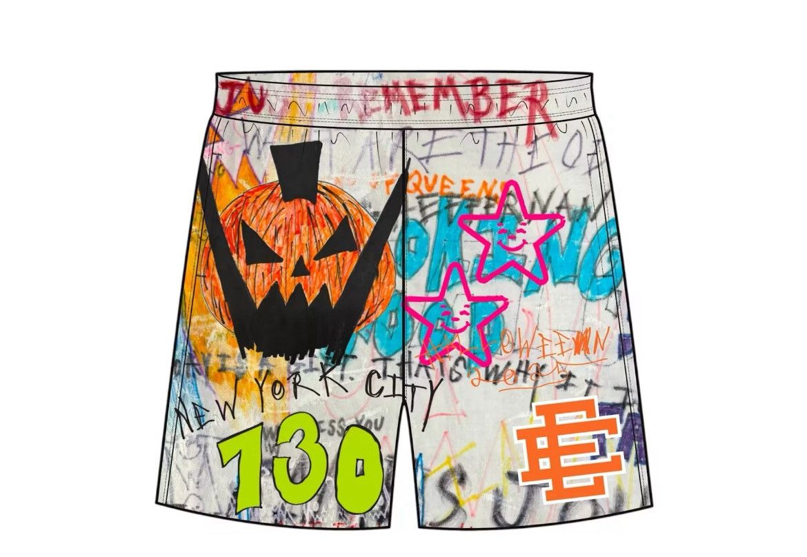 Asspizza × Eric Emanuel Eric Emanuel x Asspizza Halloween shorts medium Size US 30 / EU 46 - 1 Thumbnail