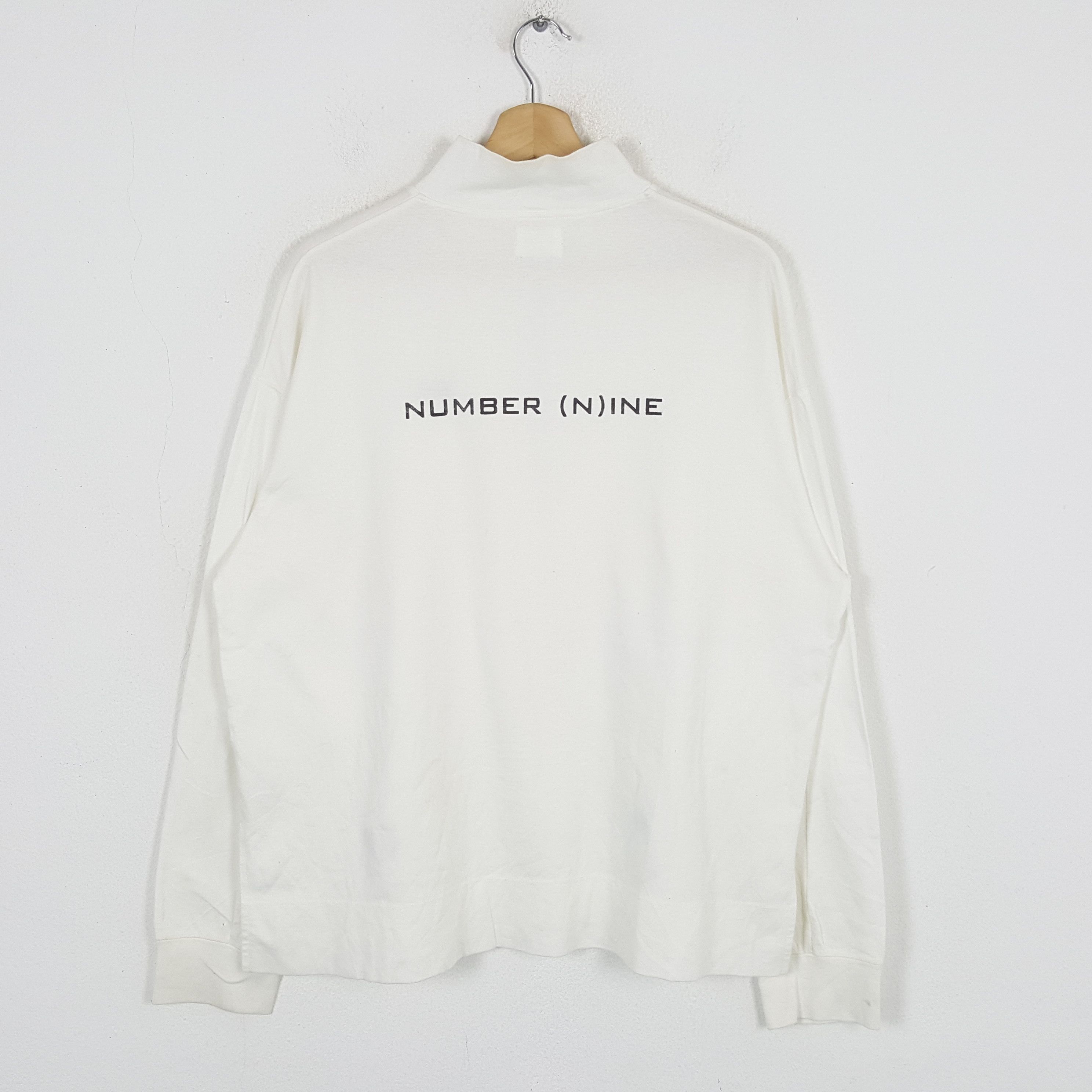 Japanese Brand × Number (N)ine × Vintage Vintage Number Nine Half Zipper Japanese Brand T-Shirt Size US XL / EU 56 / 4 - 1 Thumbnail