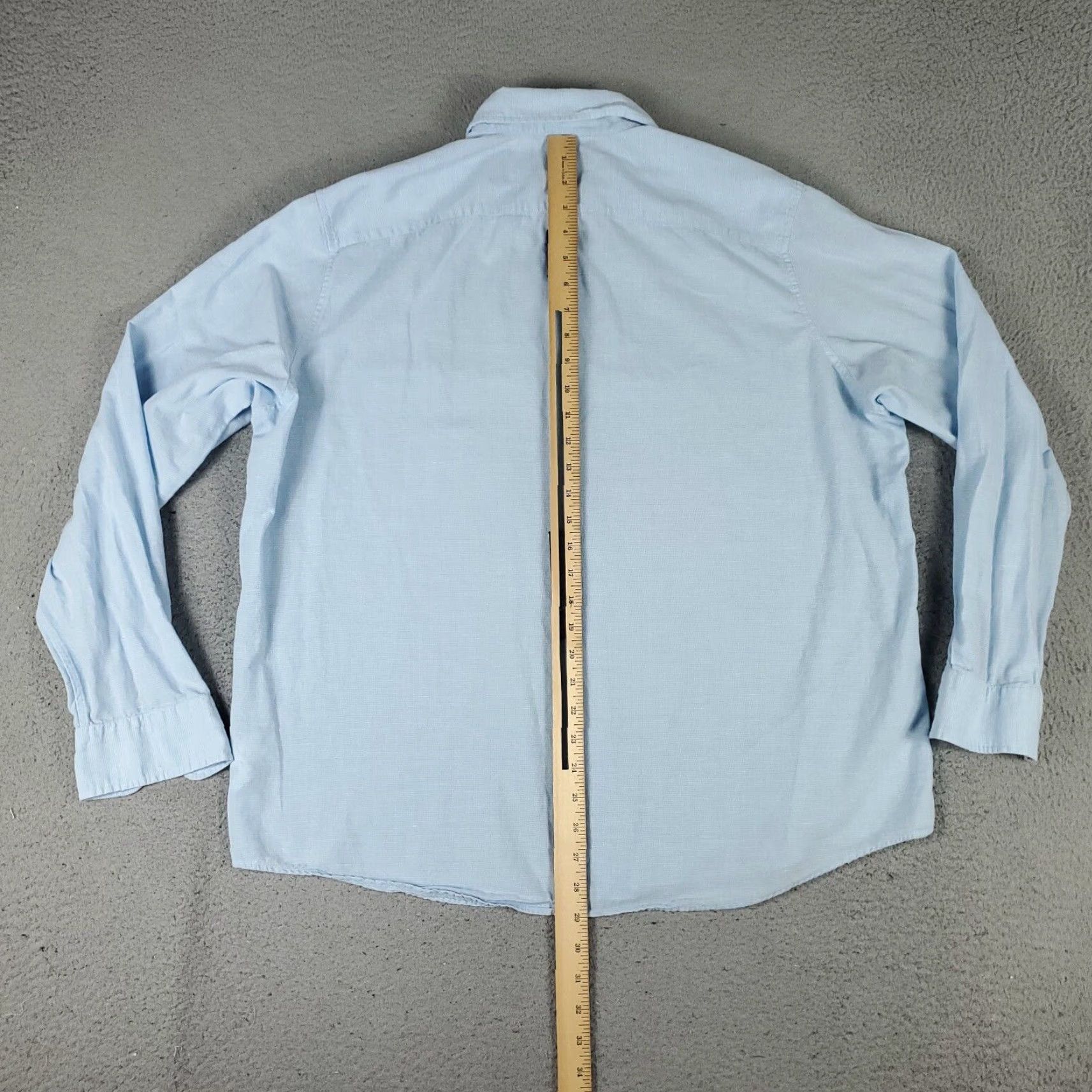Vineyard Vines VINEYARD VINES Men's Button-Up Shirt XL Blue Cotton Long Sleeve Casual Dress Size US XL / EU 56 / 4 - 3 Thumbnail